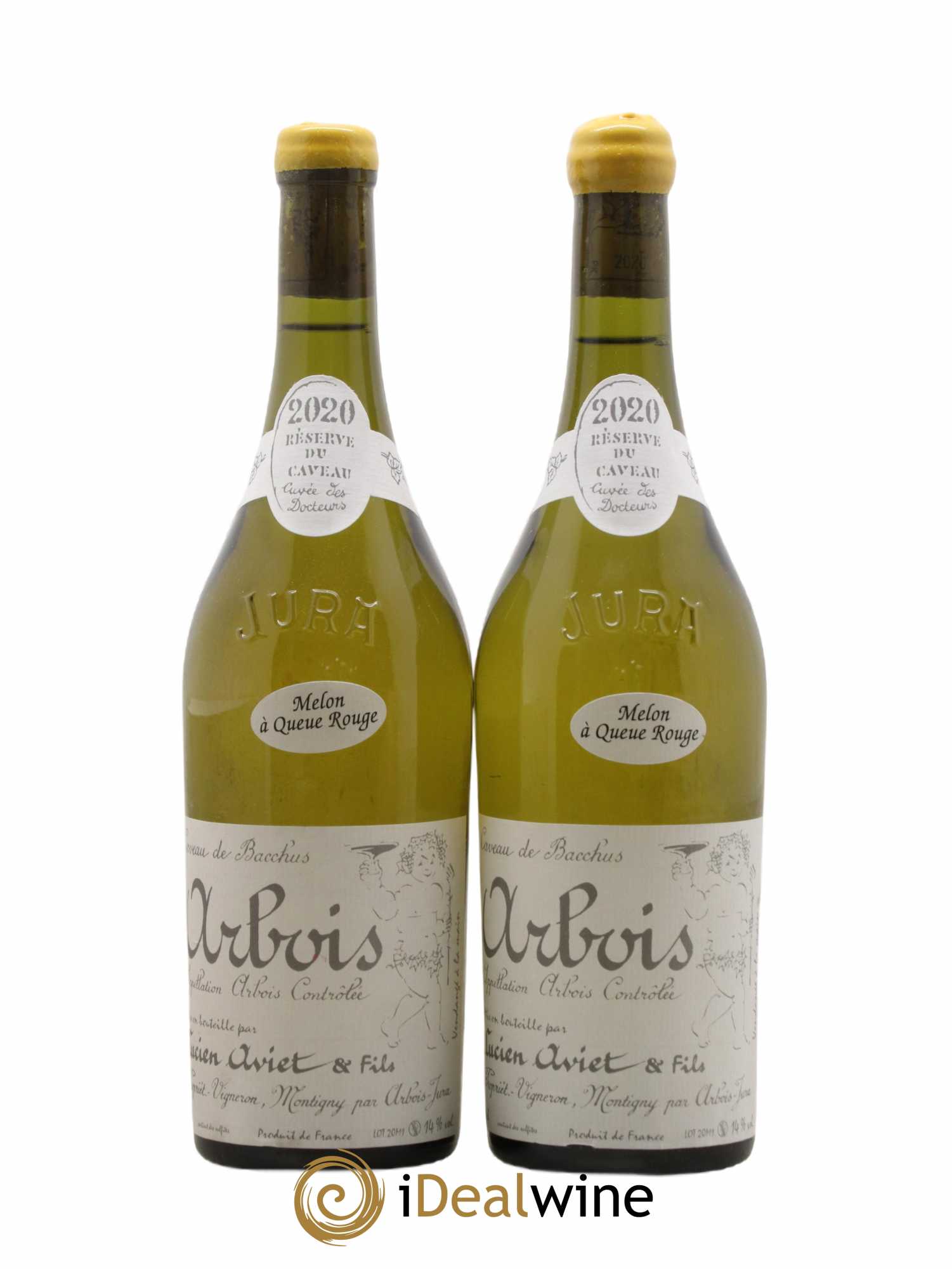 Arbois Melon à Queue Rouge Cuvée des Docteurs Lucien Aviet (Domaine) 2020 - Lot de 2 bouteilles - 0