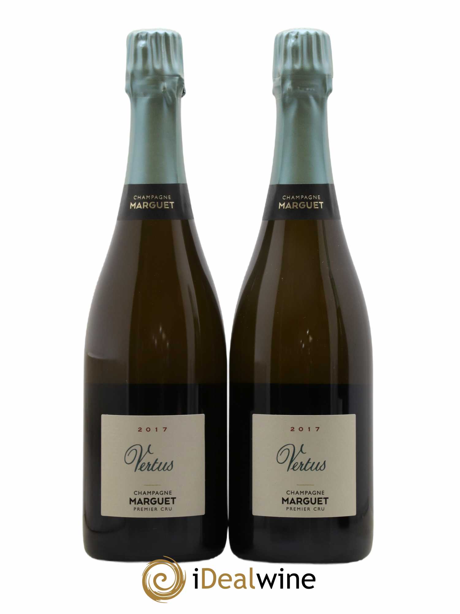 Vertus 1er Cru Brut Nature Marguet 2017 - Lot de 2 bouteilles - 0