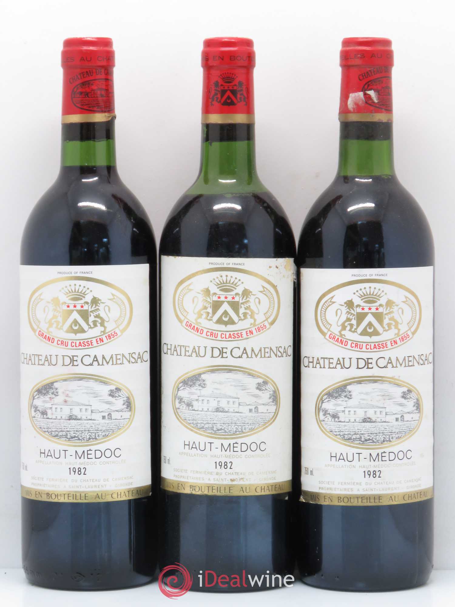 Château Camensac 5ème Grand Cru Classé 1982 - Lot de 12 bouteilles - 2