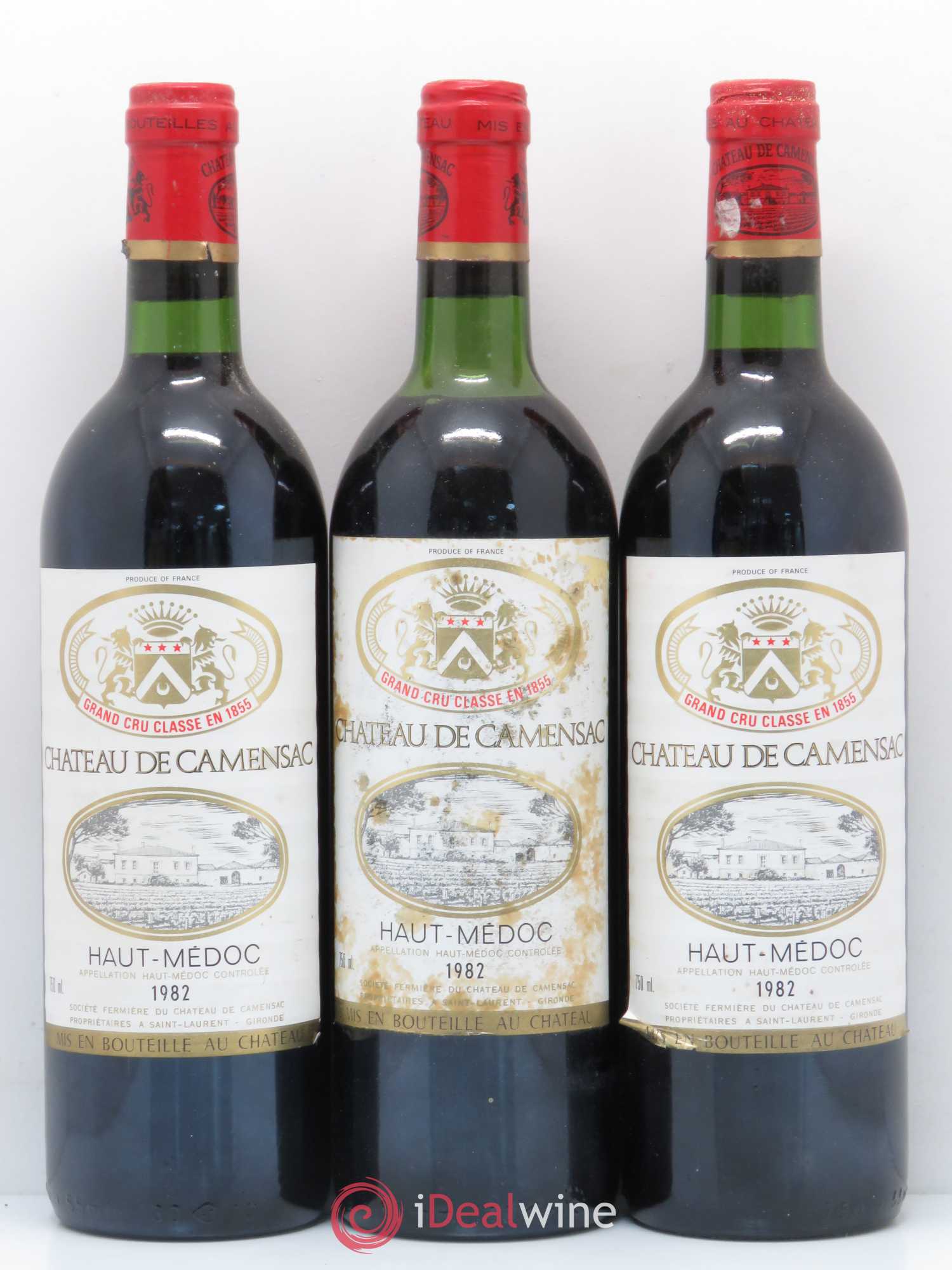 Château Camensac 5ème Grand Cru Classé 1982 - Lot de 12 bouteilles - 4
