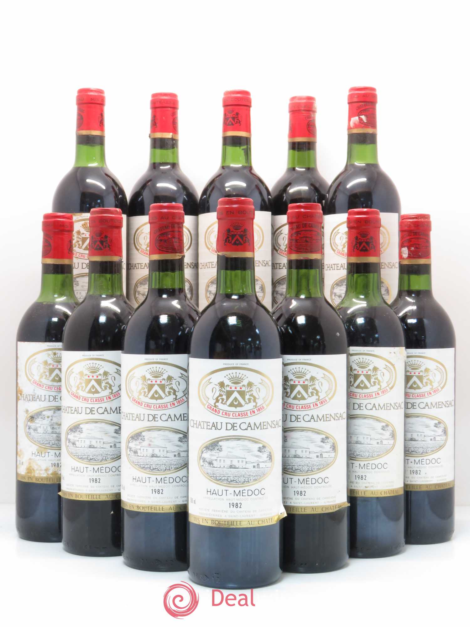 Château Camensac 5ème Grand Cru Classé 1982 - Lot de 12 bouteilles - 0
