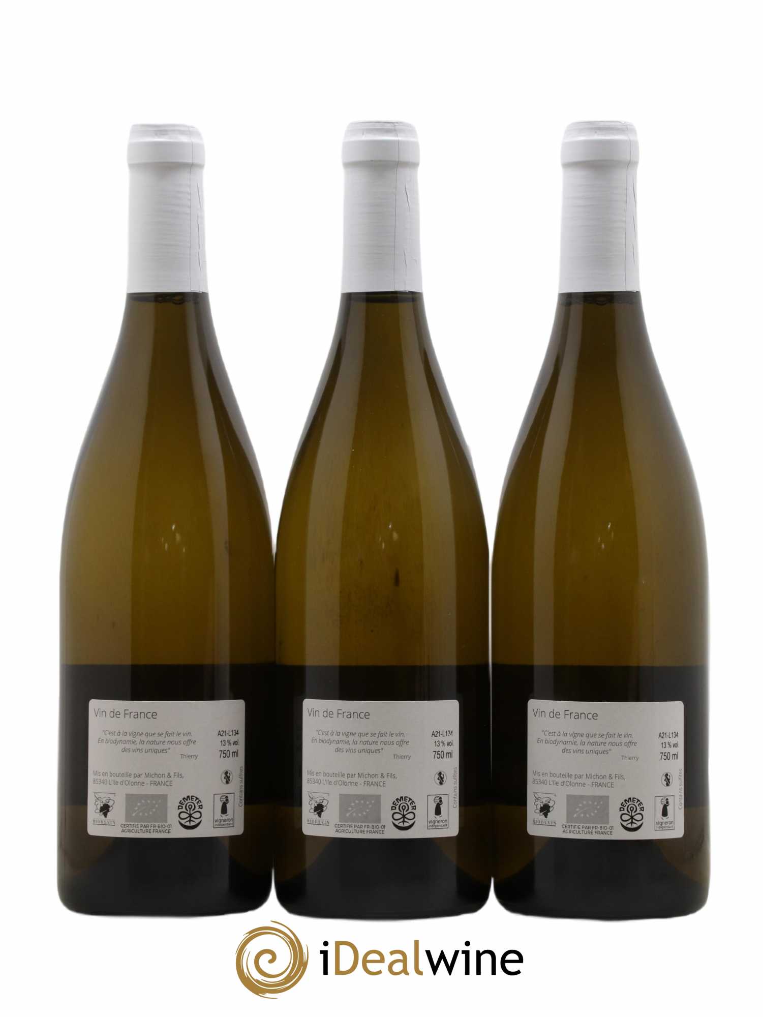 Vin de France Les Clous Saint Nicolas 2021 - Posten von 3 Flaschen - 1