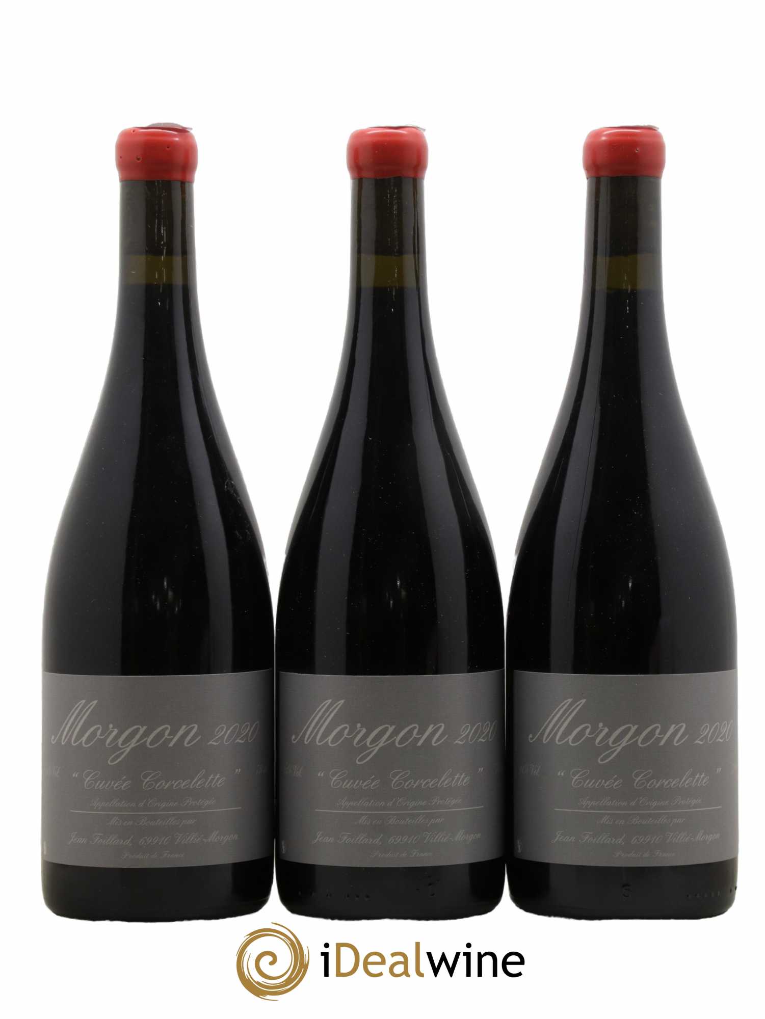 Morgon Corcelette Jean Foillard 2020 - Lot de 3 bouteilles - 0