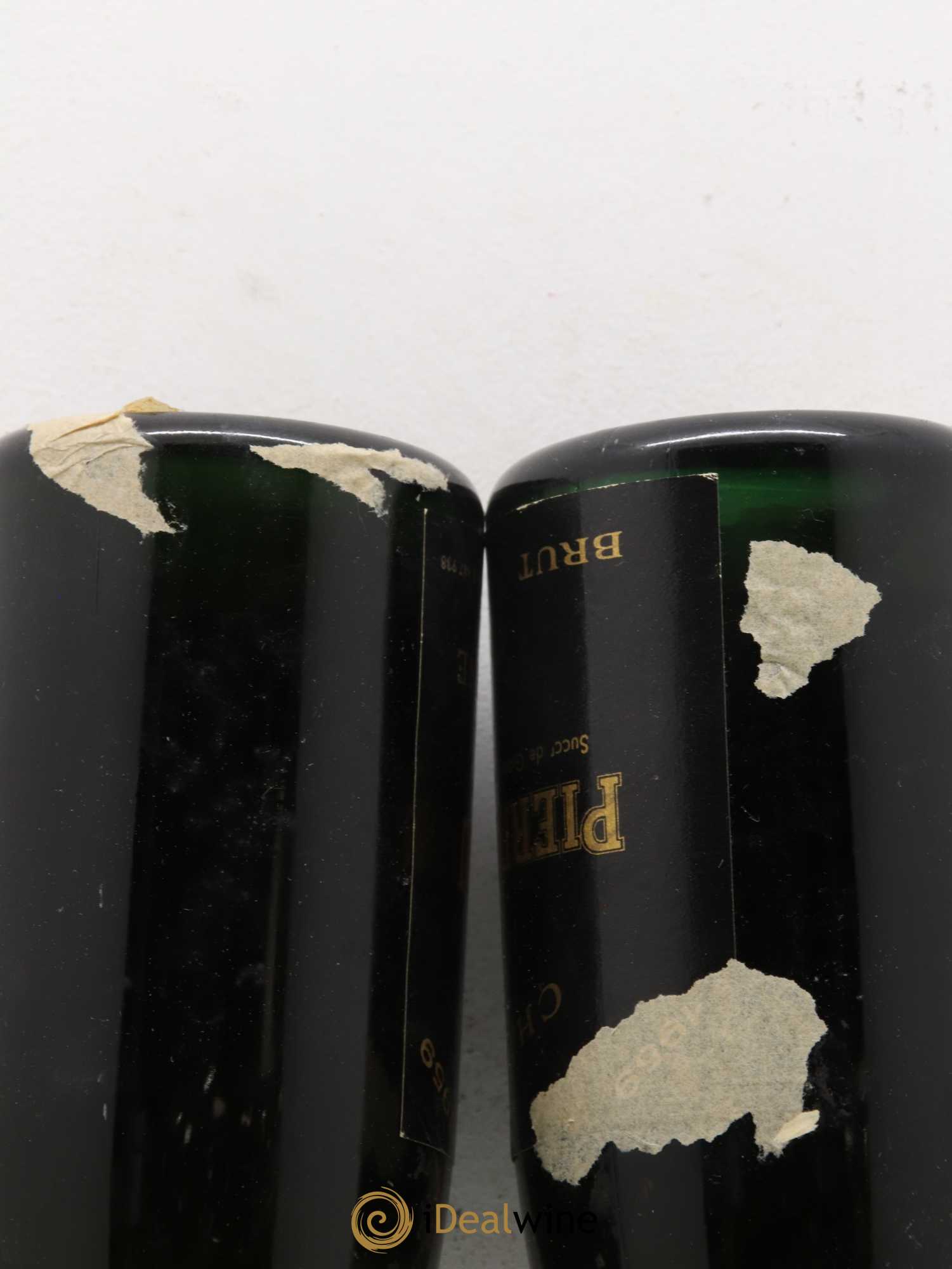 Champagne Brut Pierre Moreau 1959 - Lot de 2 demi bouteilles - 2
