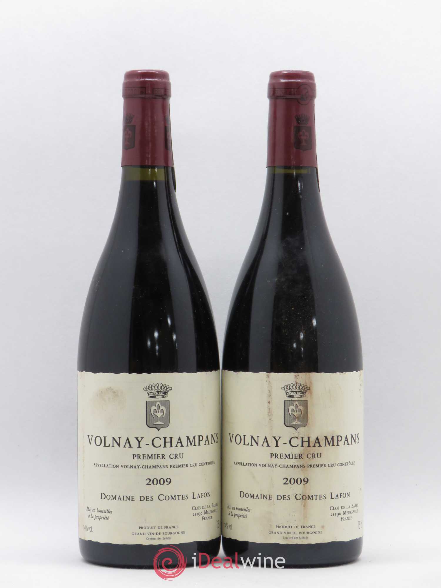 Volnay 1er Cru Champans Comtes Lafon (Domaine des) 2009 - Lot de 2 bouteilles - 0