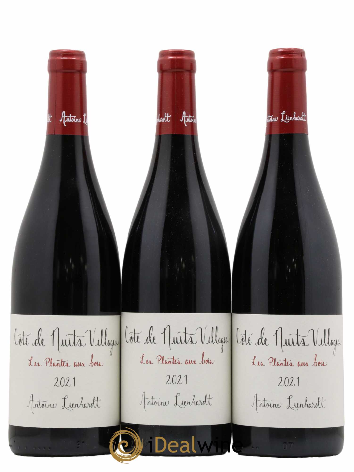 Côte de Nuits-Villages Les Plantes aux bois Antoine Lienhardt 2021 - Lot de 3 bouteilles - 0