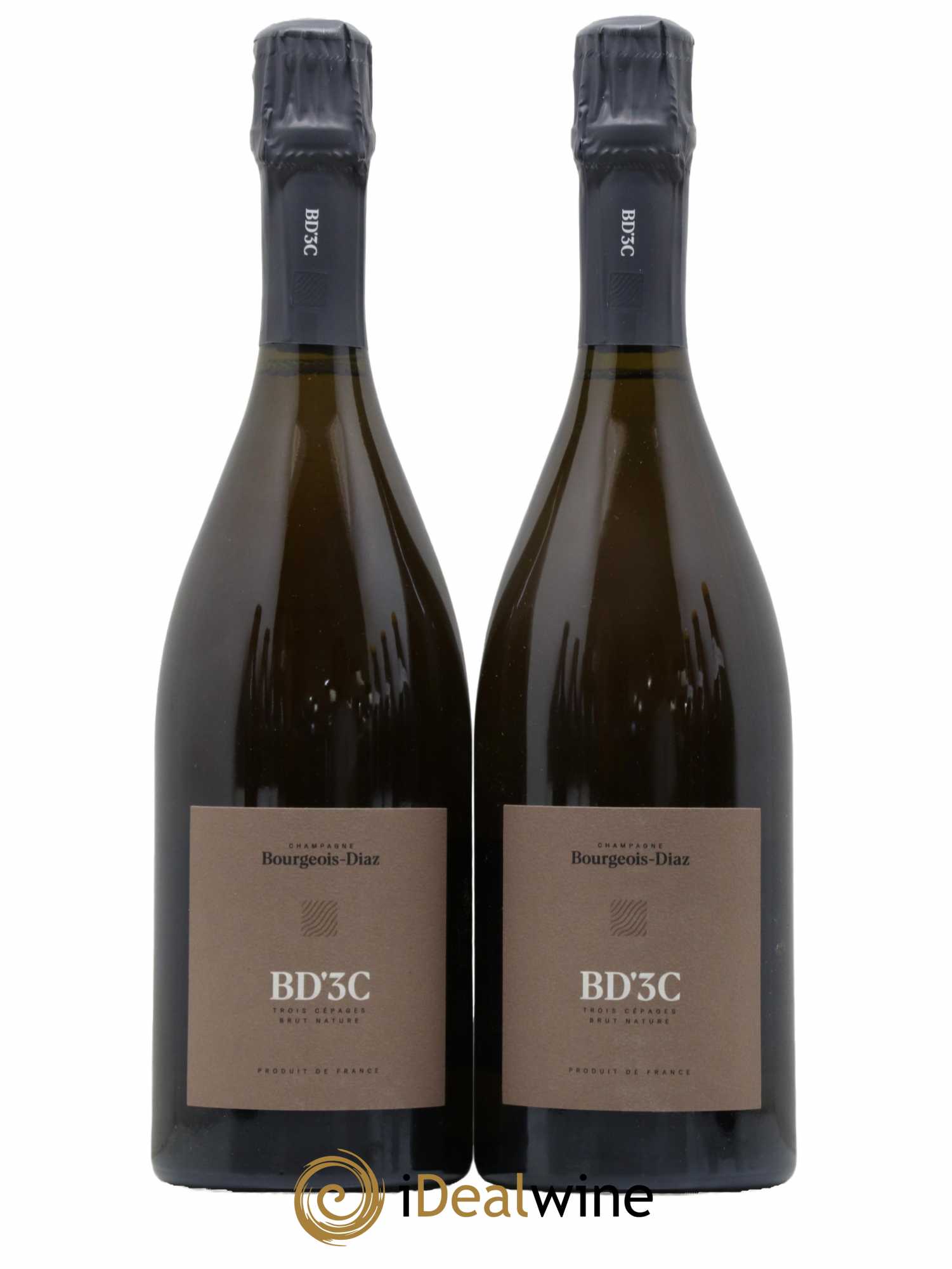 Champagne BD'3C Zéro Dosage Non Millésimé Bourgeois Diaz - Lot de 2 bouteilles - 0