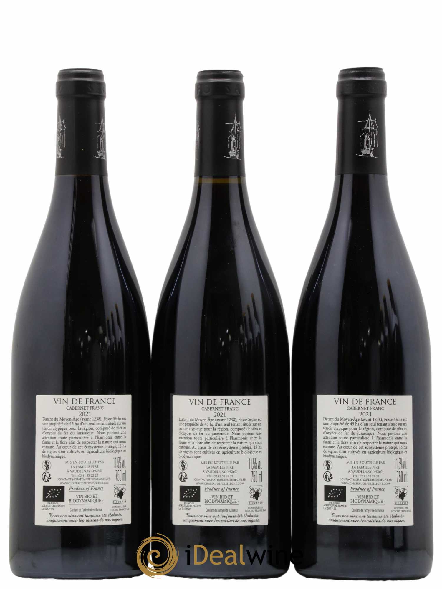 Vin de France Gondwana Fosse-Sèche 2021 - Lot de 3 bouteilles - 1