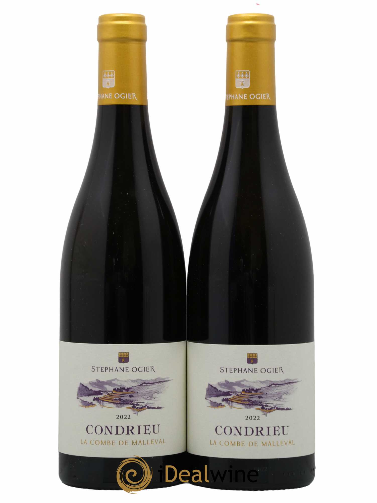 Condrieu La Combe de Malleval Stéphane Ogier 2022 - Lotto di 2 bottiglie - 0