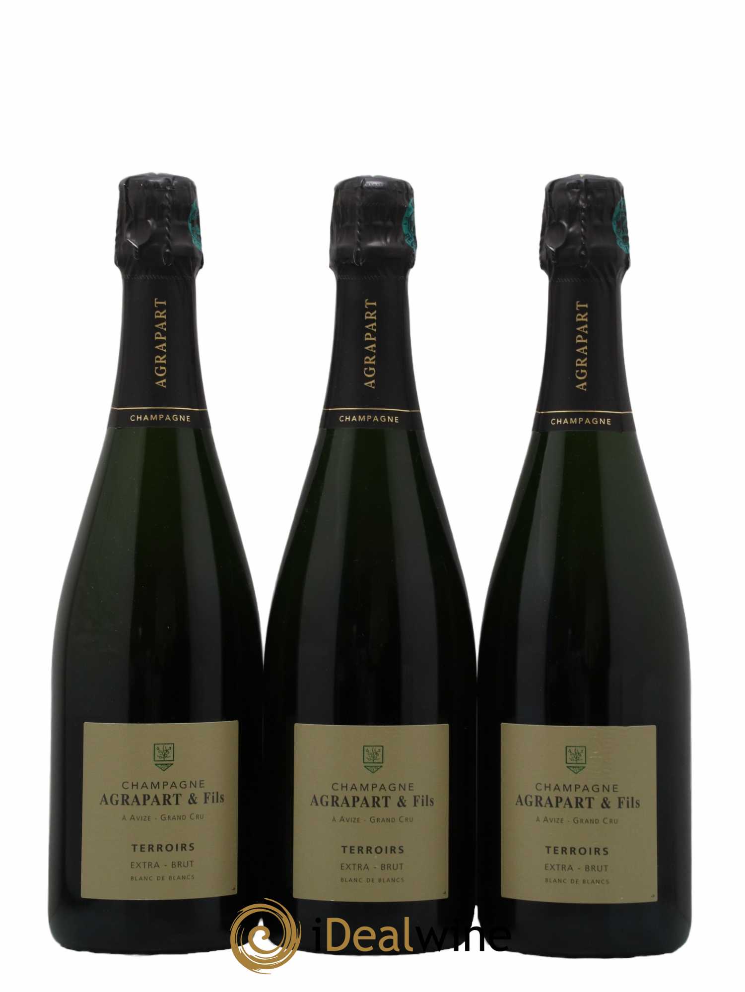 Terroirs Blanc de Blancs Extra-Brut Agrapart & Fils - Lot de 3 bouteilles - 0