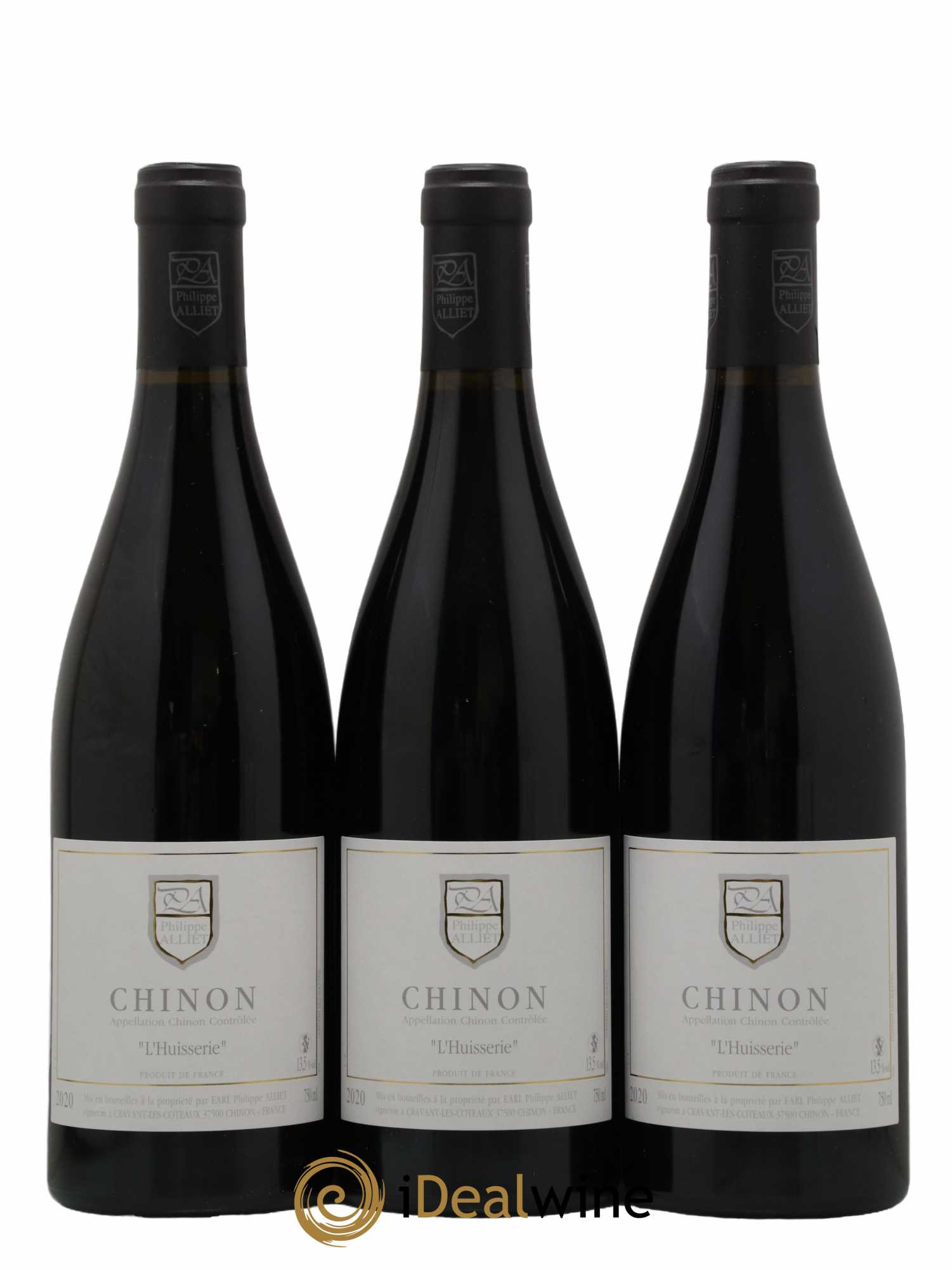 Chinon L'Huisserie Philippe Alliet 2020 - Lot de 3 bouteilles - 0