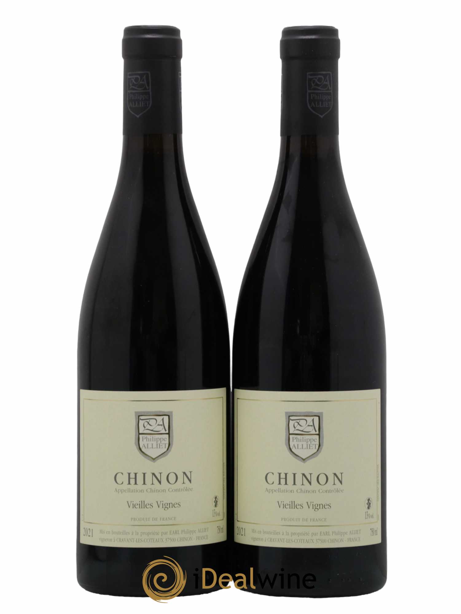 Chinon Vieilles Vignes Philippe Alliet 2021 - Lot de 2 bouteilles - 0