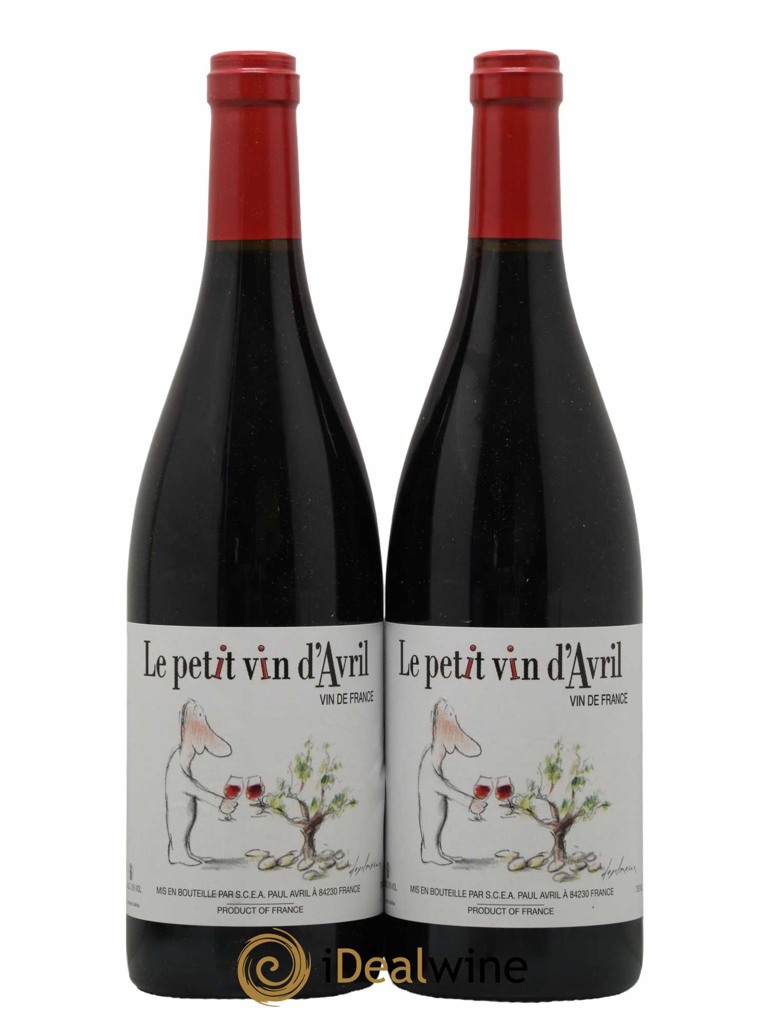 Vin de France Le Petit vin d'Avril Paul Avril - Lot de 2 bouteilles - 0