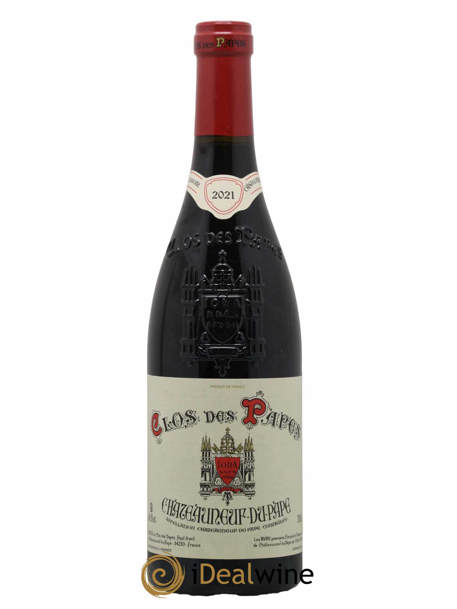 Châteauneuf-du-Pape Clos des Papes - Paul Avril 2021 - Lot de 1 bouteille - 0