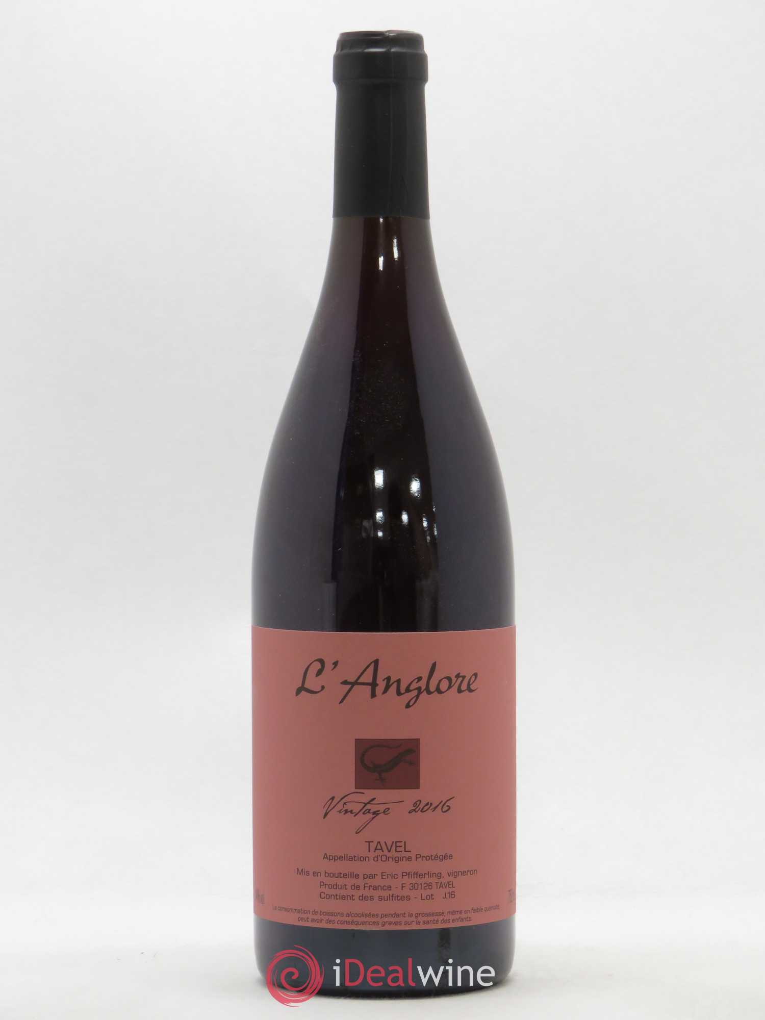 Tavel Vintage L'Anglore 2016 - Lot de 1 bouteille - 0