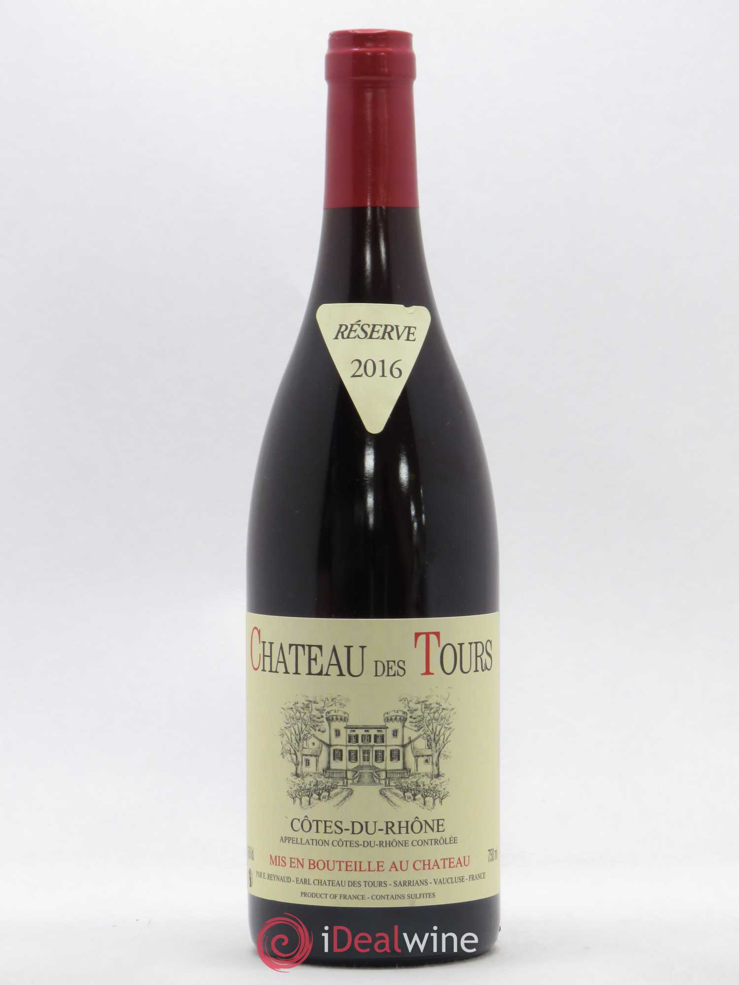 Côtes-du-Rhône Château des Tours Emmanuel Reynaud 2016 - Lot de 1 bouteille - 0