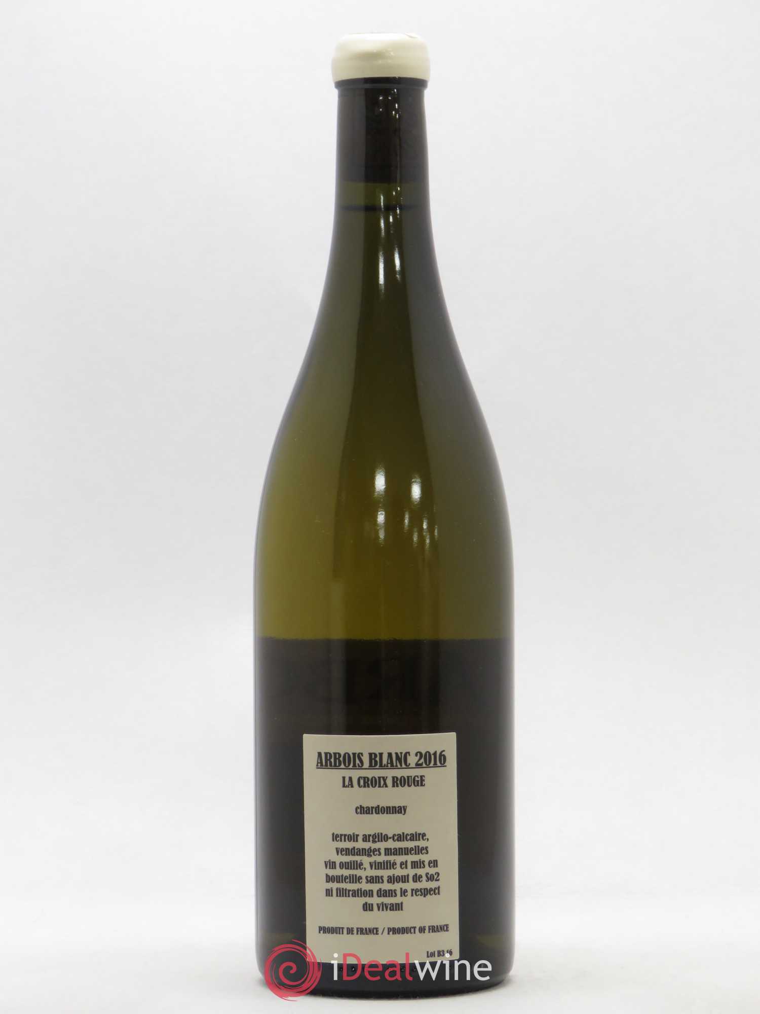 Arbois Chardonnay La Croix Rouge Adeline Houillon & Renaud Bruyère 2016 - Lot de 1 bouteille - 1