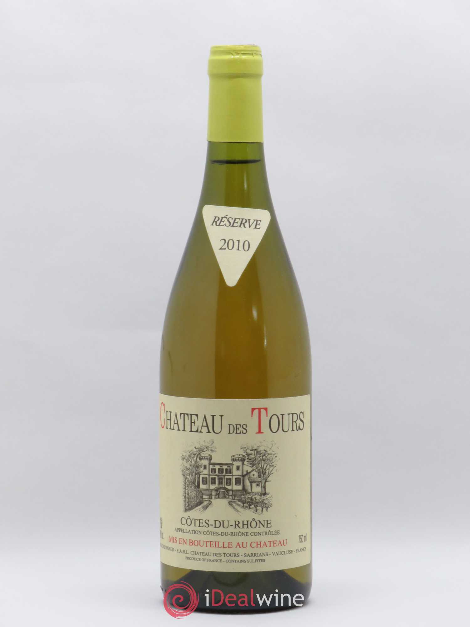 Côtes-du-Rhône Château des Tours Emmanuel Reynaud 2010 - Lot de 1 bouteille - 0