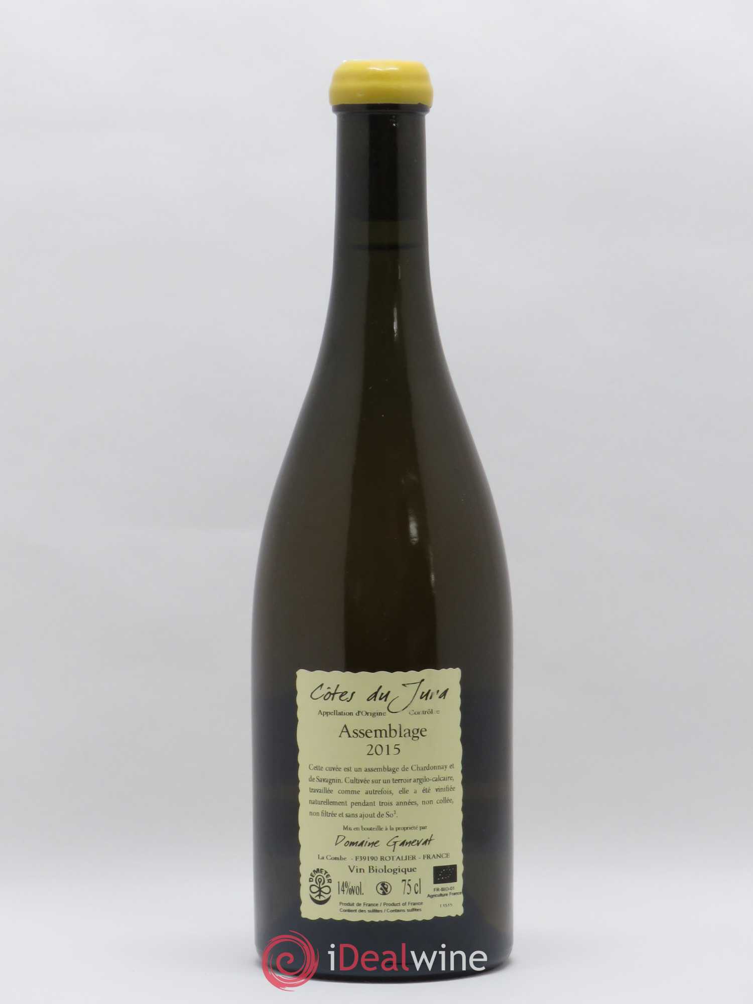 Côtes du Jura Cuvée Orégane Jean-François Ganevat (Domaine) 2015 - Lot de 1 bouteille - 1