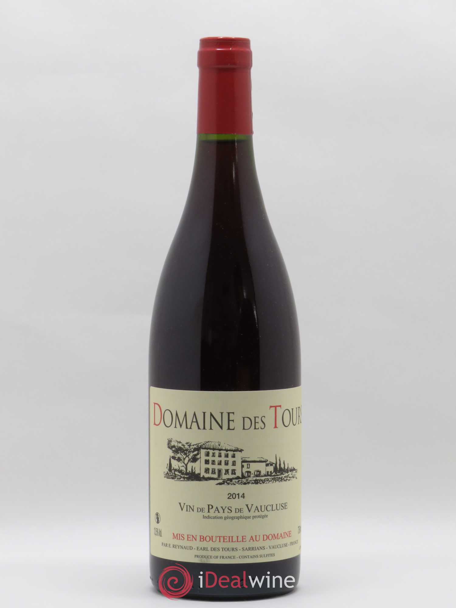 Vaucluse (Vin de Pays de Vaucluse) Domaine des Tours Emmanuel Reynaud 2014 - Lot de 1 bouteille - 0