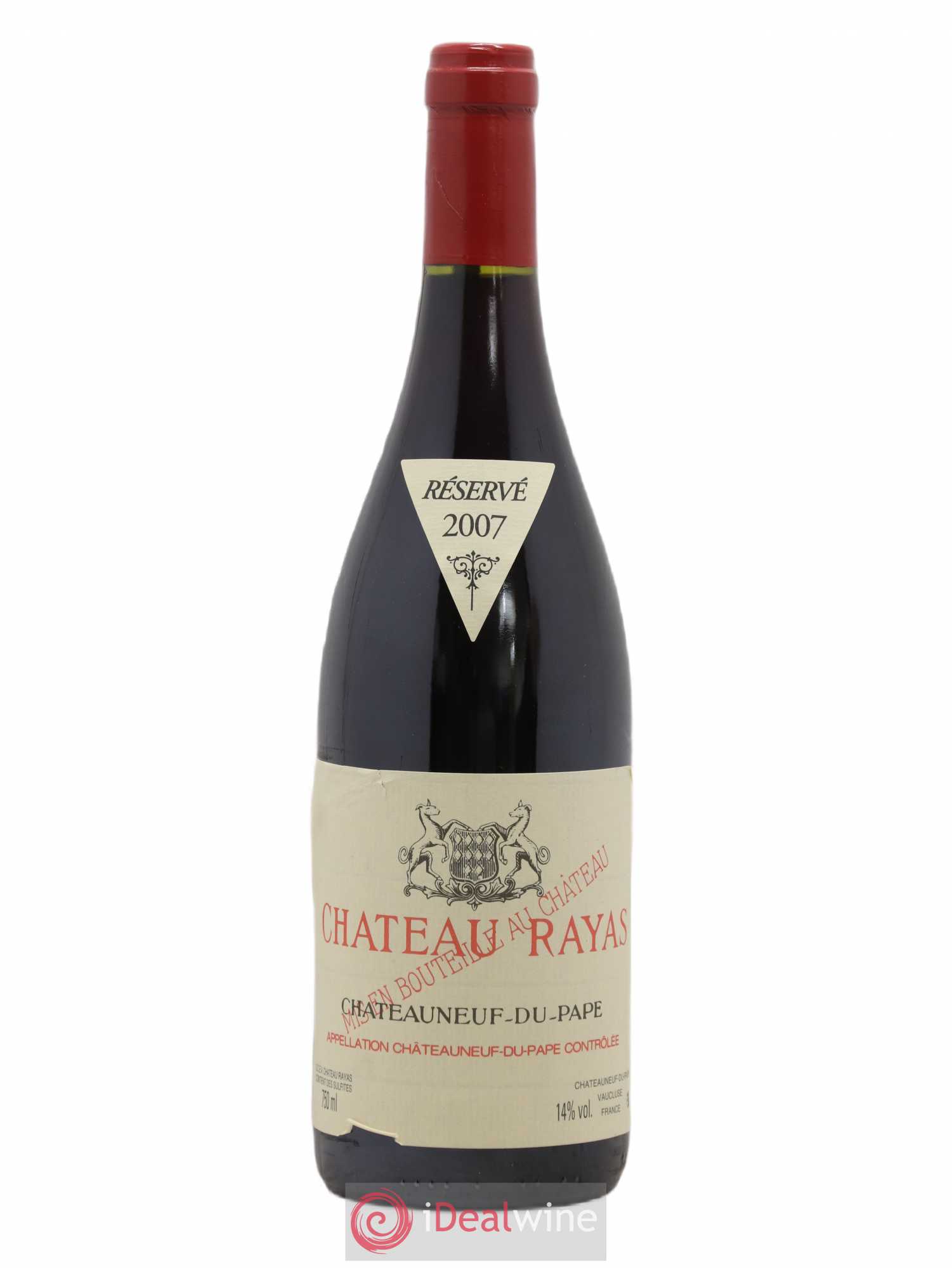 Châteauneuf-du-Pape Château Rayas Emmanuel Reynaud 2007 - Lot de 1 bouteille - 0