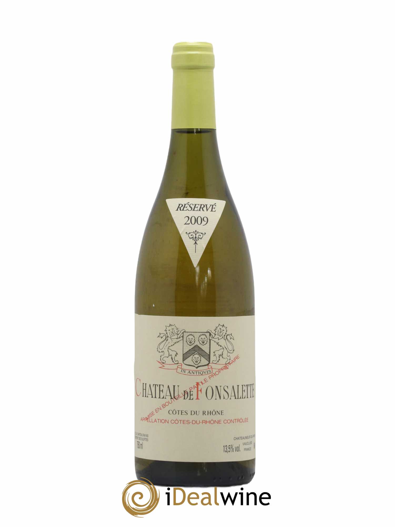 Côtes-du-Rhône Château de Fonsalette Emmanuel Reynaud 2009 - Lot de 1 bouteille - 0