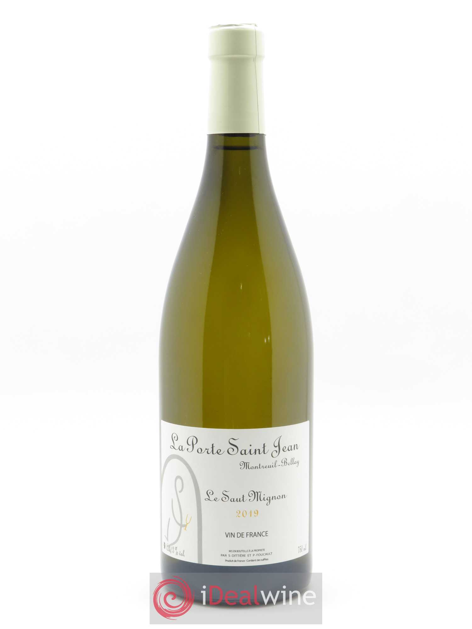 Vin de France Le Saut Mignon La Porte Saint Jean 2019 - Lot de 1 bouteille - 0
