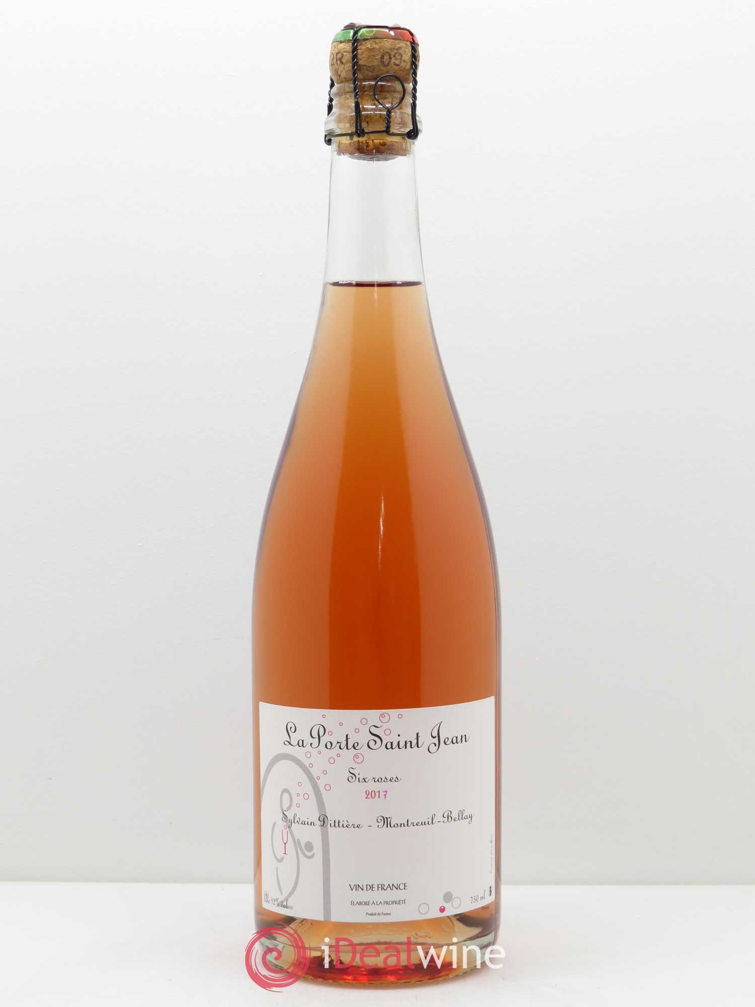 Vin de France Six Roses La Porte Saint Jean 2017 - Lot de 1 bouteille - 0