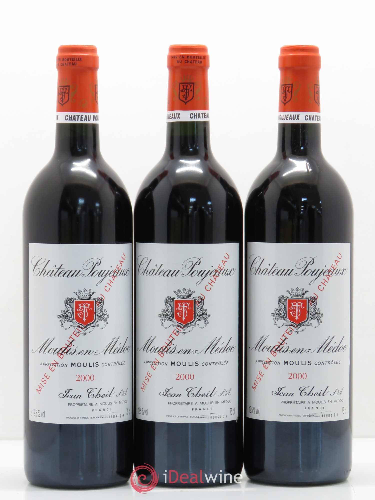 Château Poujeaux 2000 - Lot de 12 bouteilles - 2