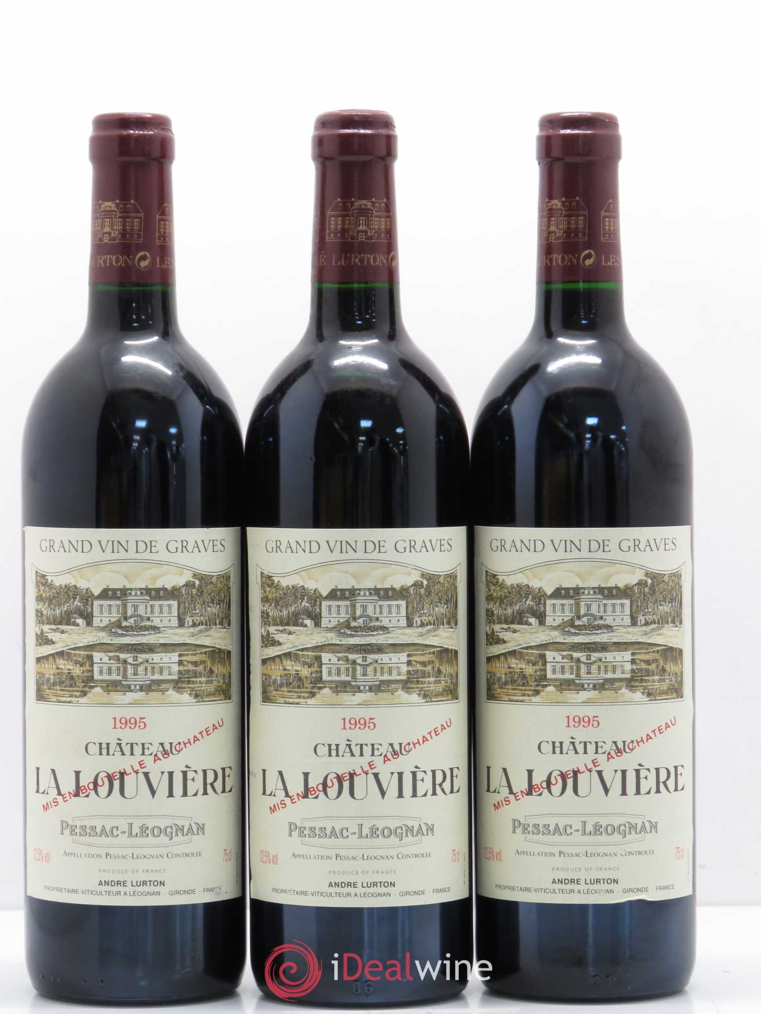 Château la Louvière 1995 - Lot de 12 bouteilles - 4