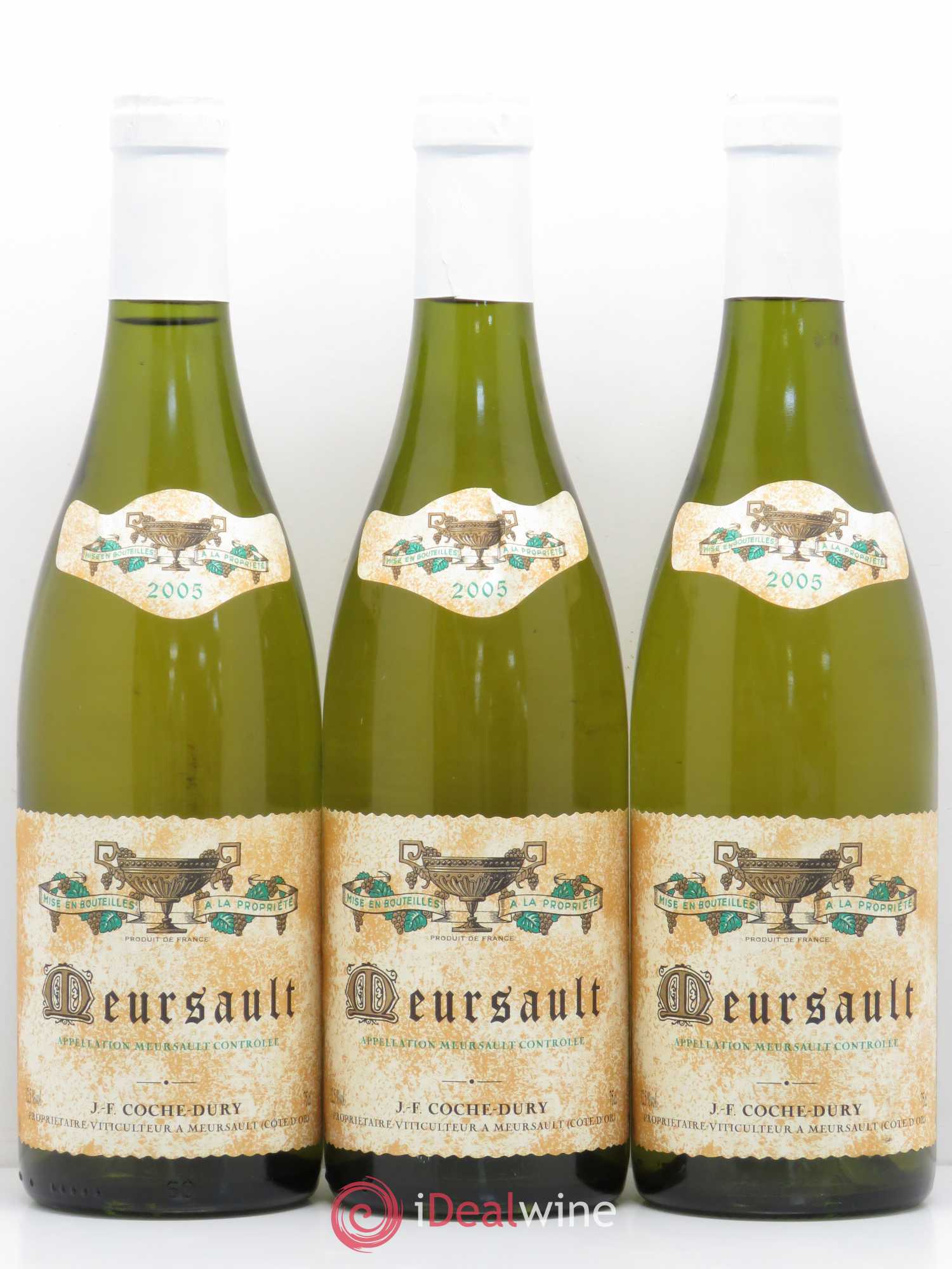 Meursault Coche Dury (Domaine) 2005 - Lot de 3 bouteilles - 0