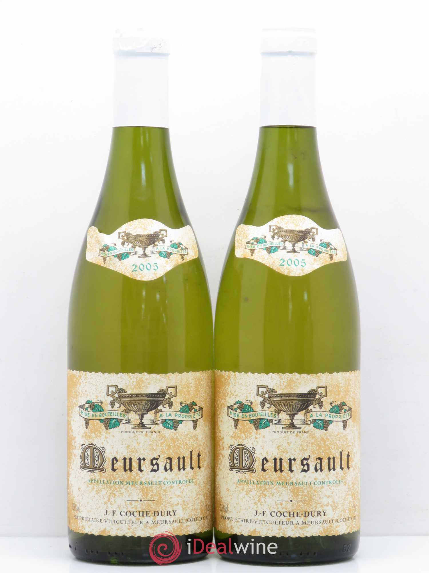 Meursault Coche Dury (Domaine) 2005 - Lot de 2 bouteilles - 0
