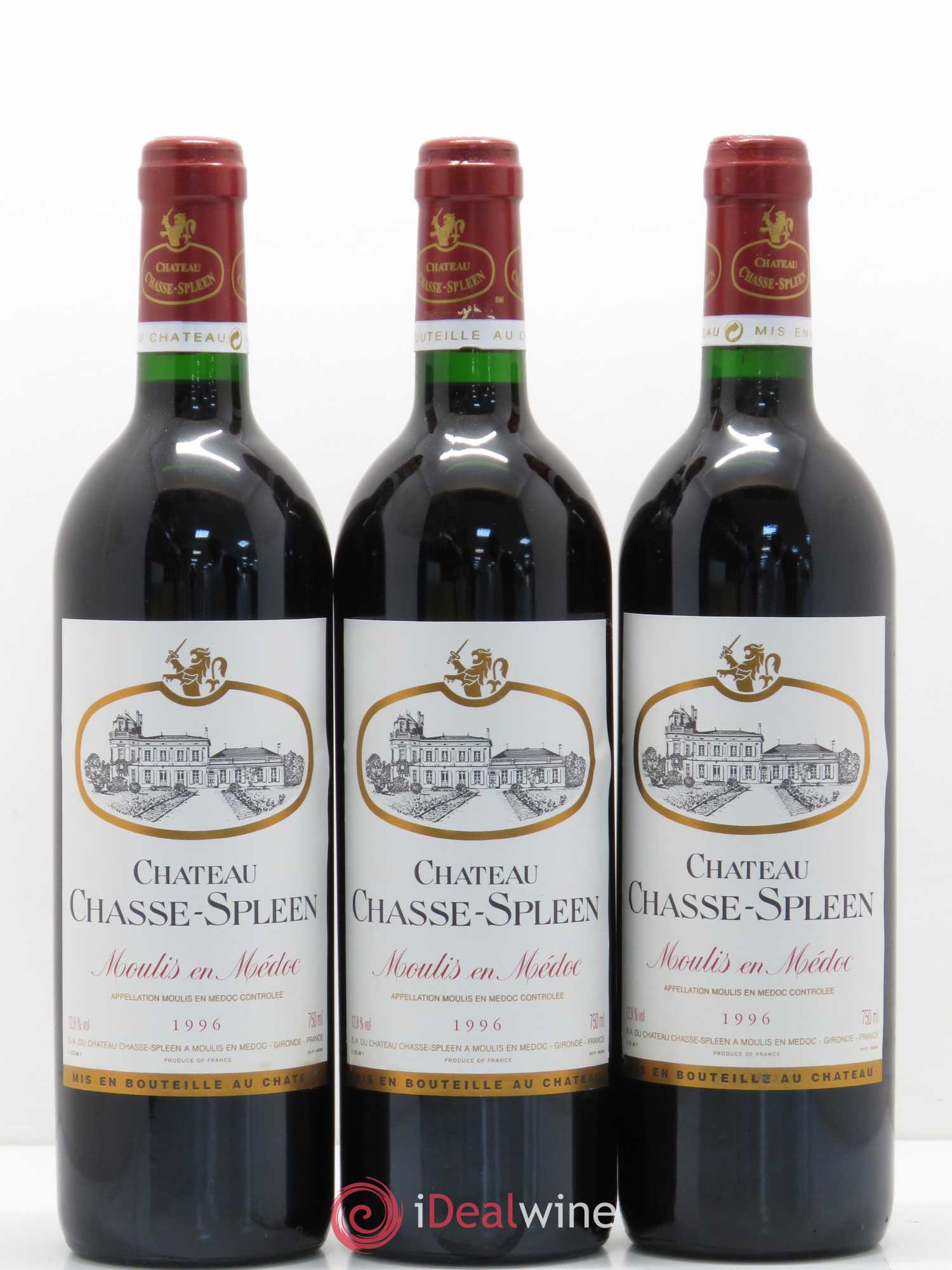 Château Chasse Spleen 1996 - Lot de 12 bouteilles - 2