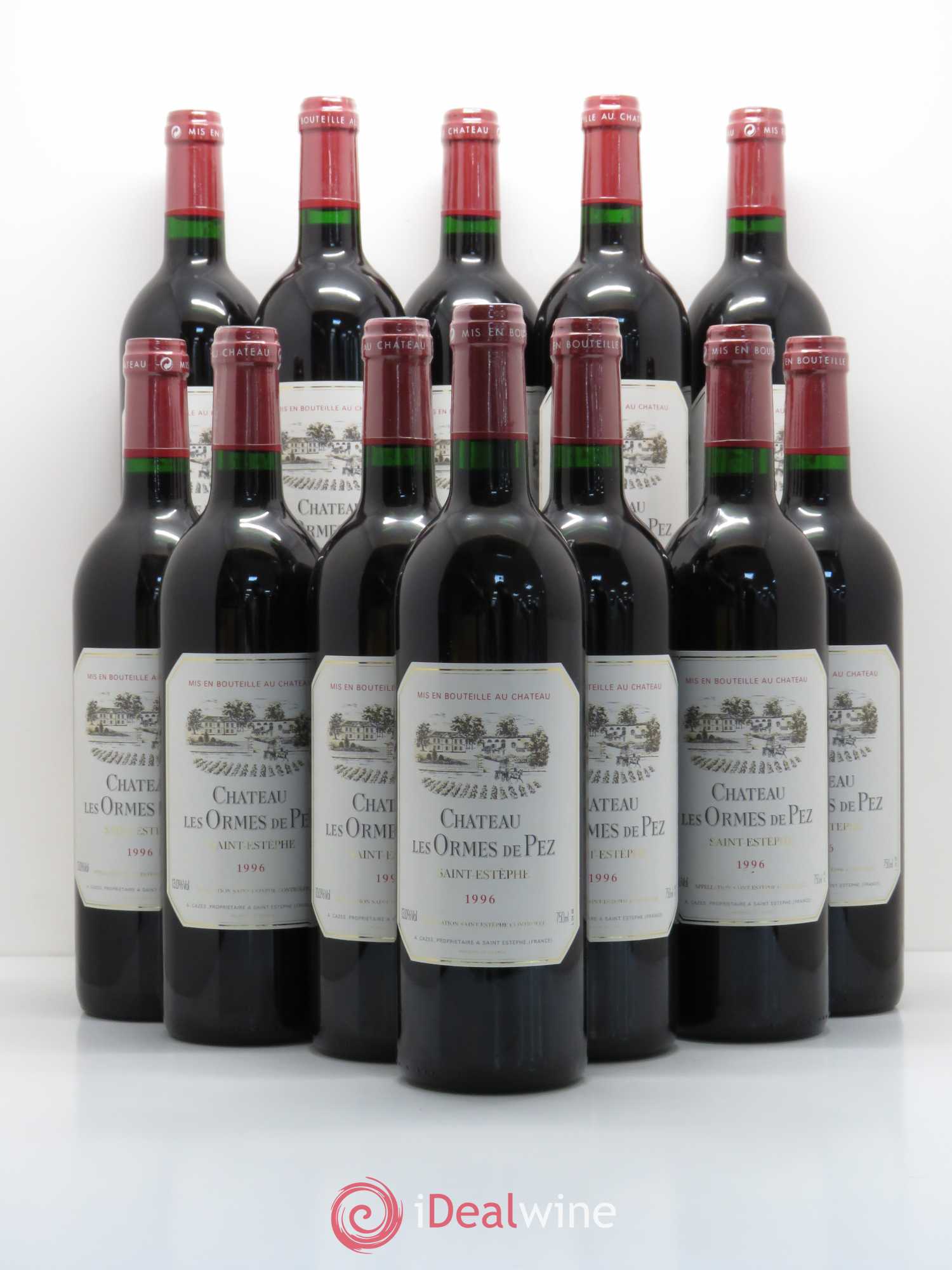 Château les Ormes de Pez 1996 - Lot de 12 bouteilles - 0
