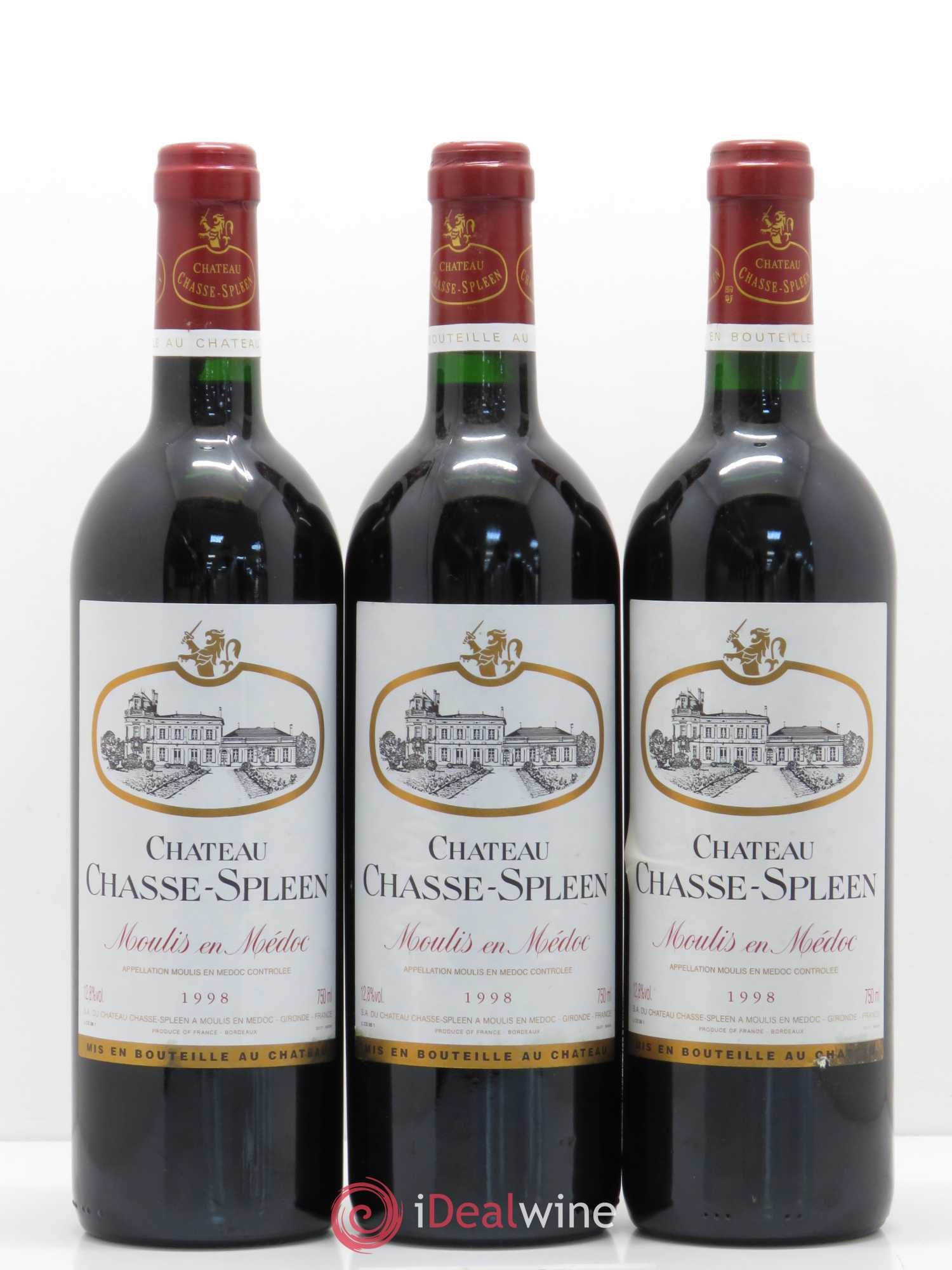 Château Chasse Spleen 1998 - Lot de 12 bouteilles - 4
