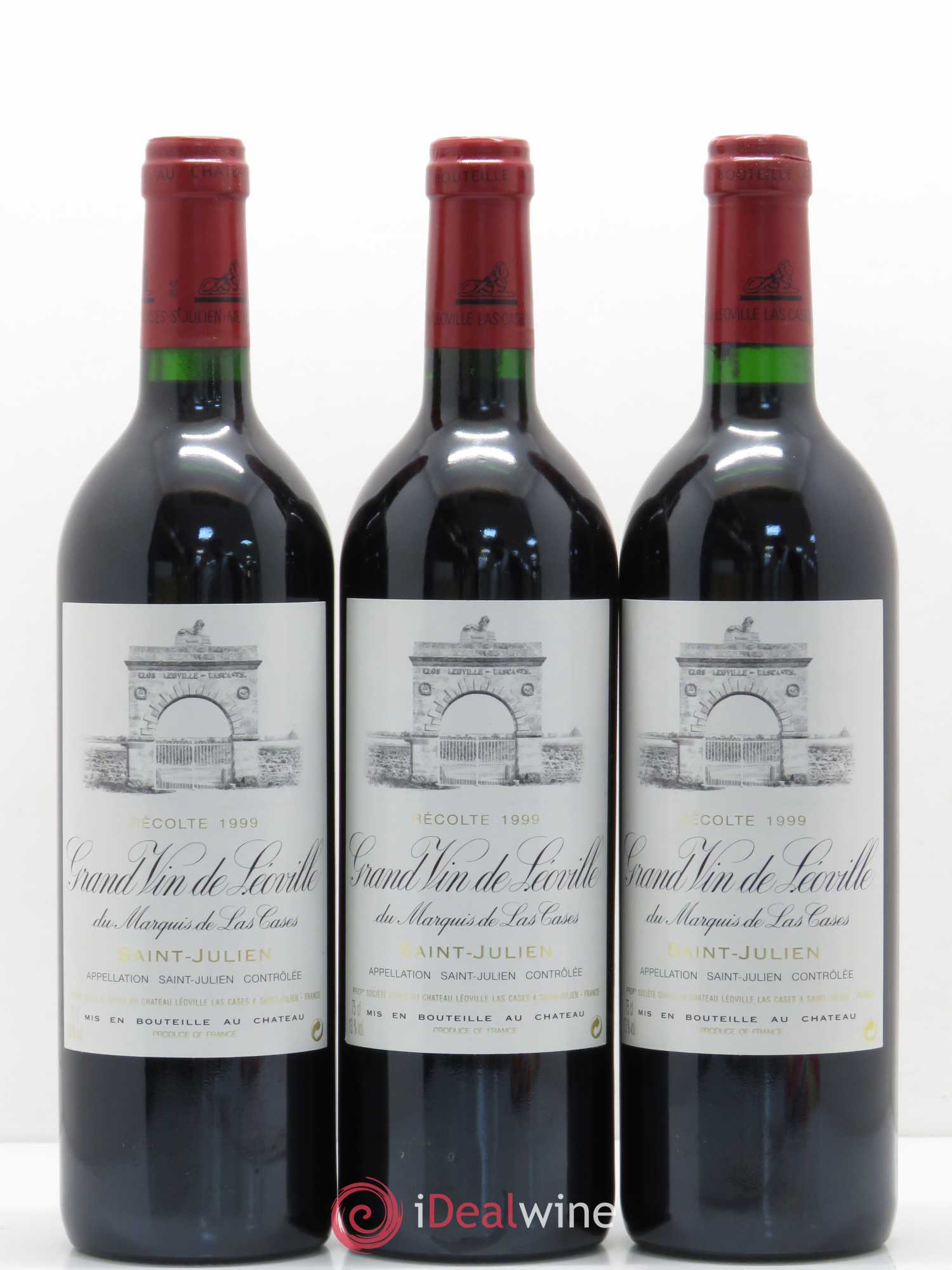 Château Léoville Las Cases 2ème Grand Cru Classé 1999 - Lot de 6 bouteilles - 1