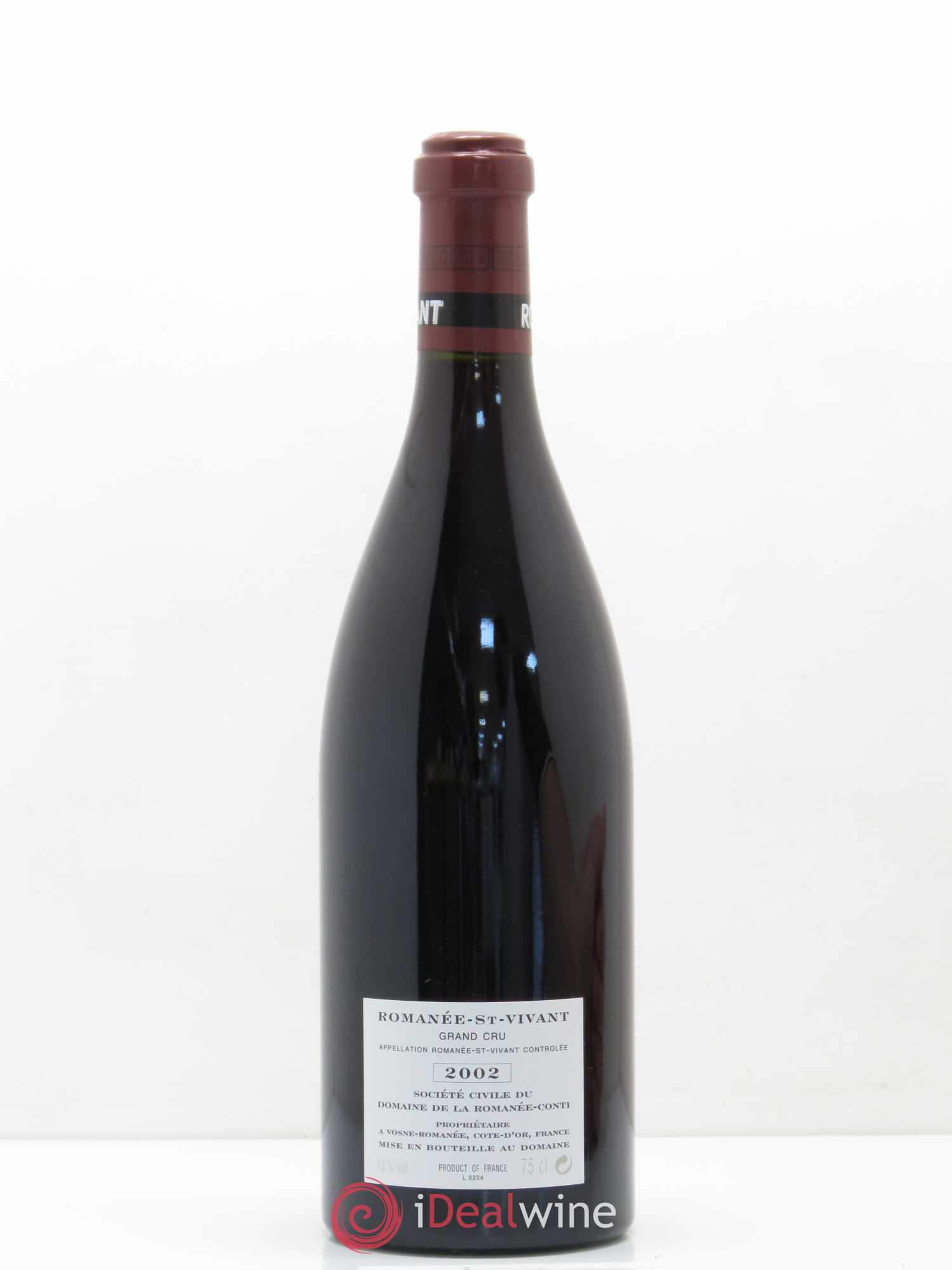 Romanée-Saint-Vivant Grand Cru Domaine de la Romanée-Conti 2002 - Lot de 1 bouteille - 1