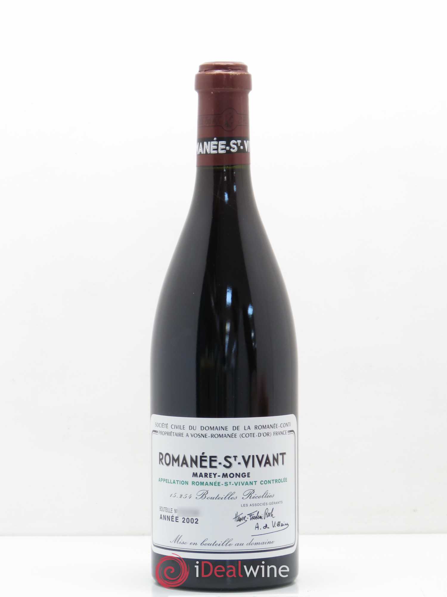 Romanée-Saint-Vivant Grand Cru Domaine de la Romanée-Conti 2002 - Lot de 1 bouteille - 0