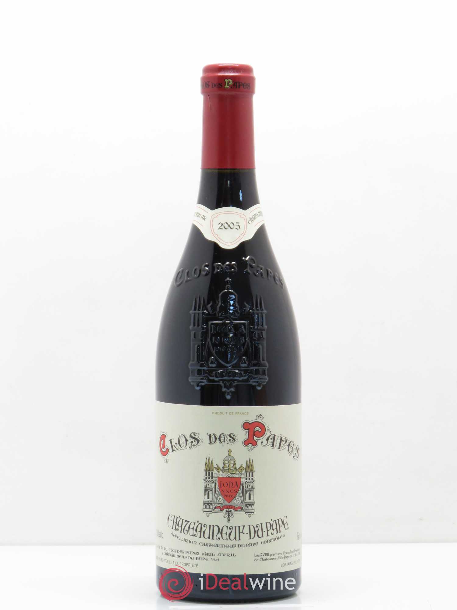 Châteauneuf-du-Pape Clos des Papes - Paul Avril 2005 - Lot de 1 bouteille - 0