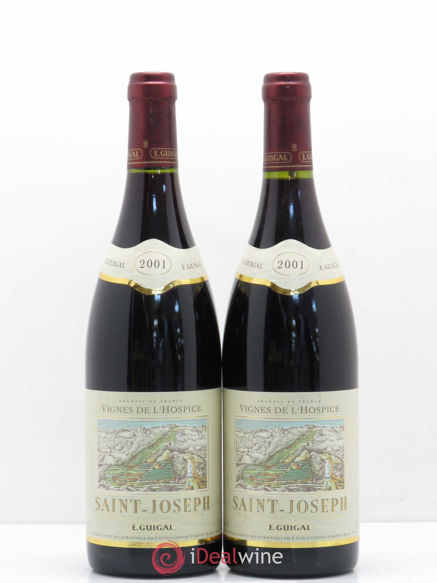 Saint-Joseph Vignes de l'Hospice Guigal 2001 - Lot de 2 bouteilles - 0