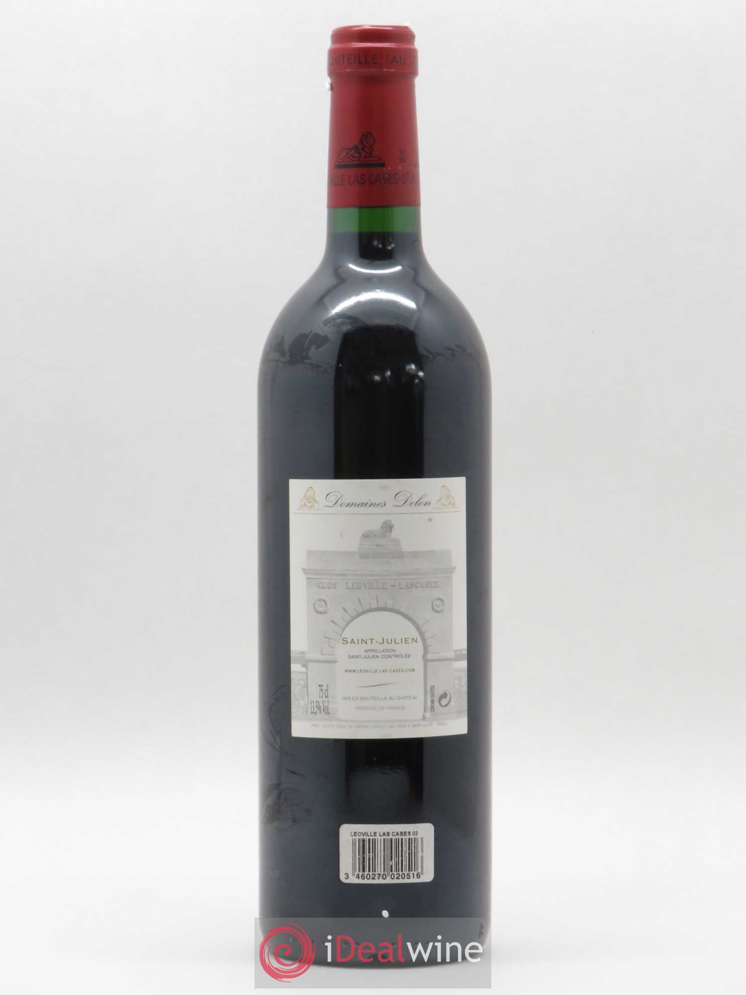 Château Léoville Las Cases 2ème Grand Cru Classé 2002 - Lot de 1 bouteille - 1