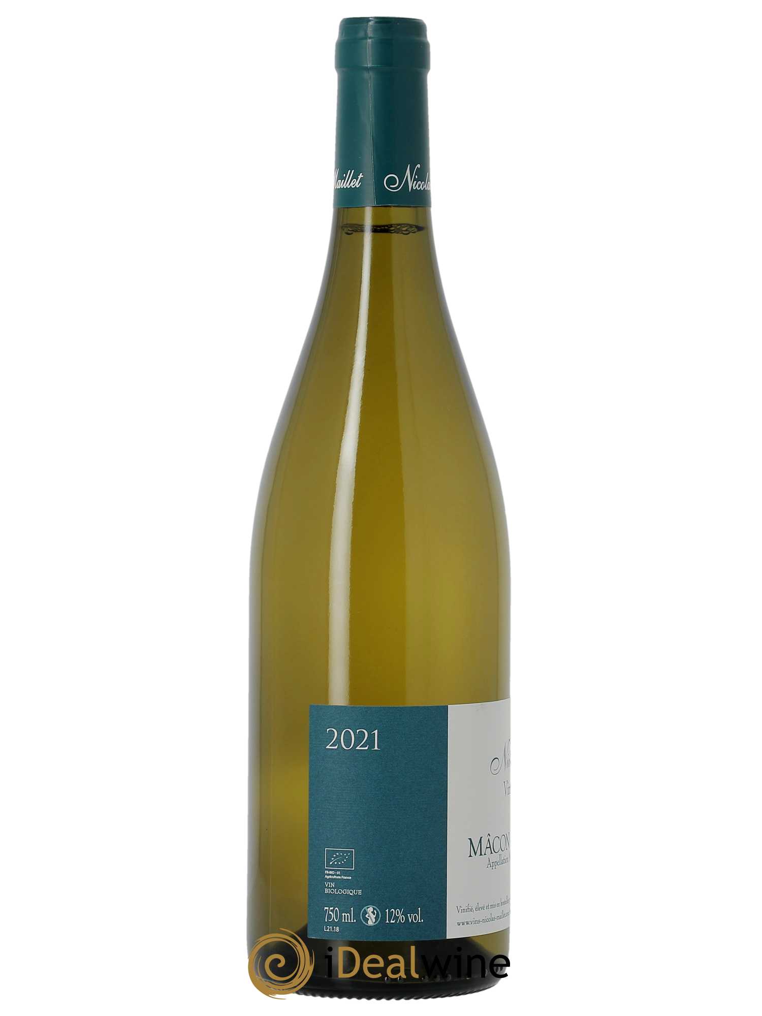 Mâcon-Villages Nicolas Maillet 2021 - Lot of 1 bottle - 1