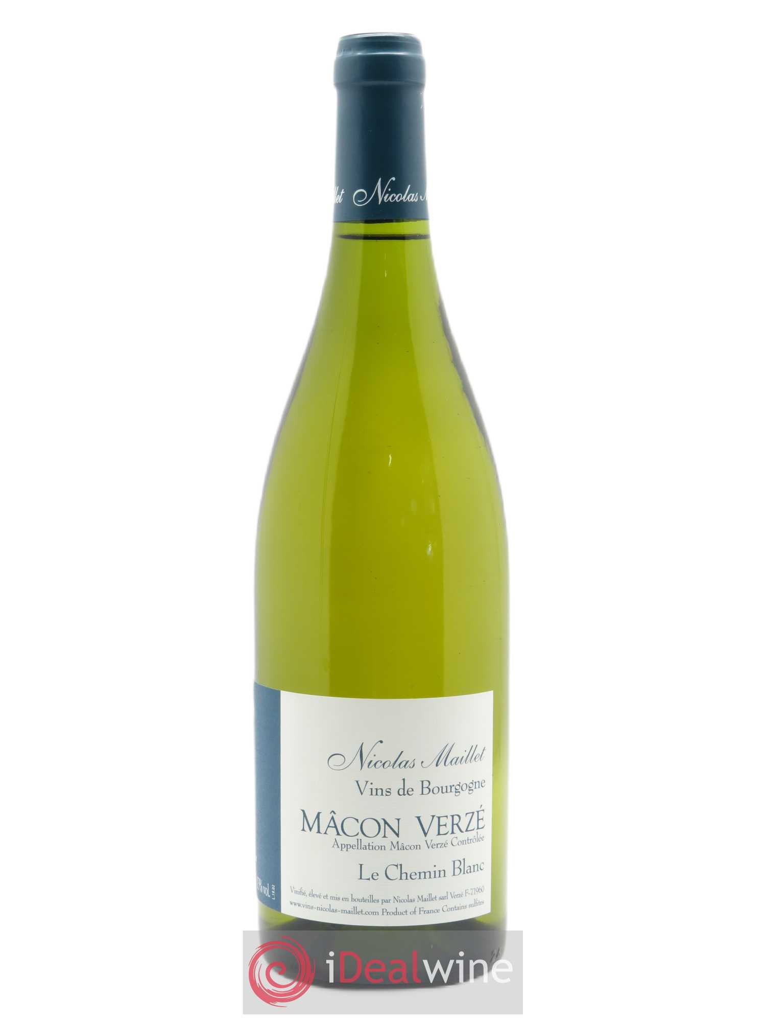 Mâcon-Verzé Le Chemin Blanc Nicolas Maillet 2019 - Lot de 1 bouteille - 0