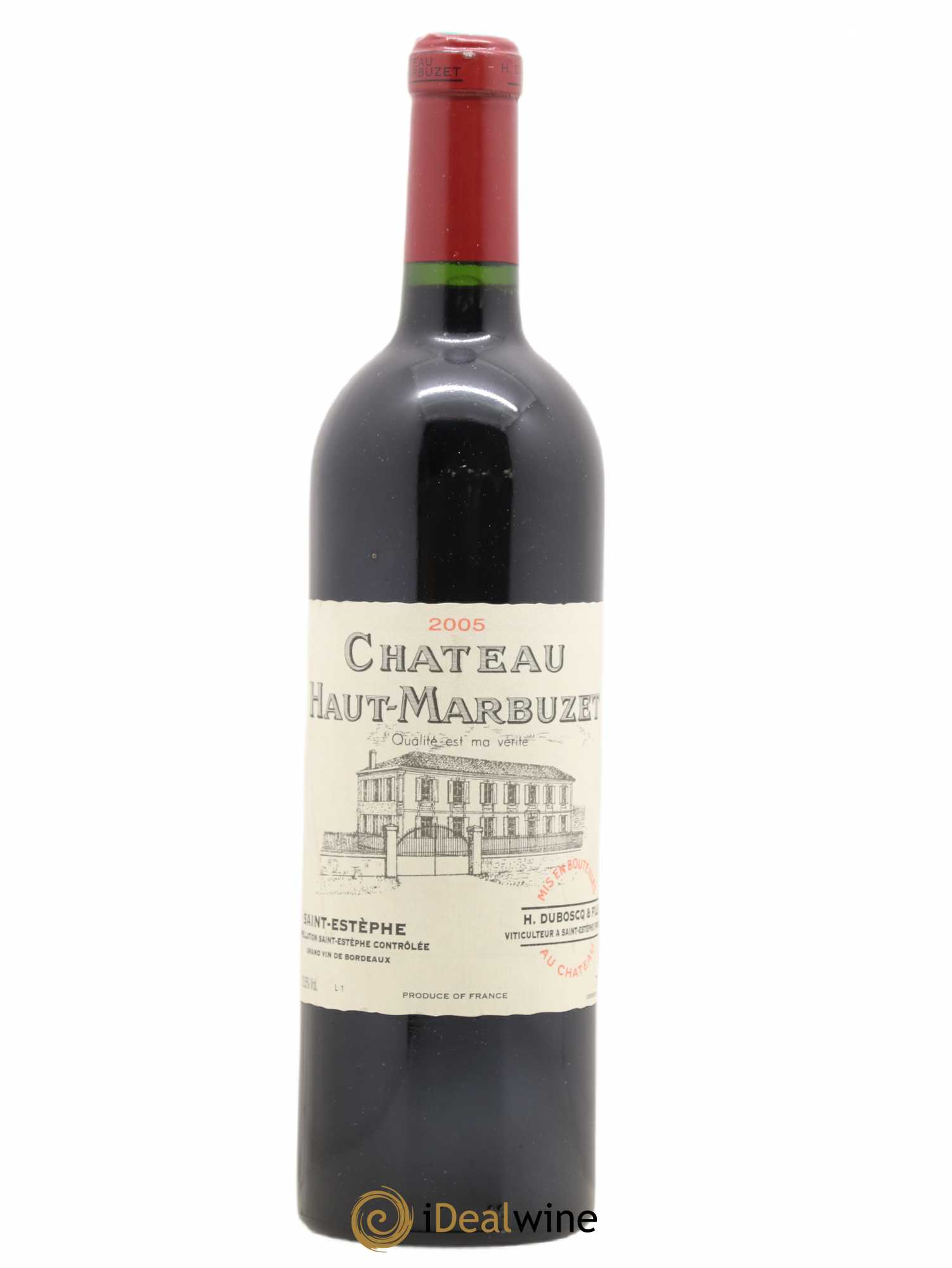 Château Haut Marbuzet 2005 - Lot de 1 bouteille - 0