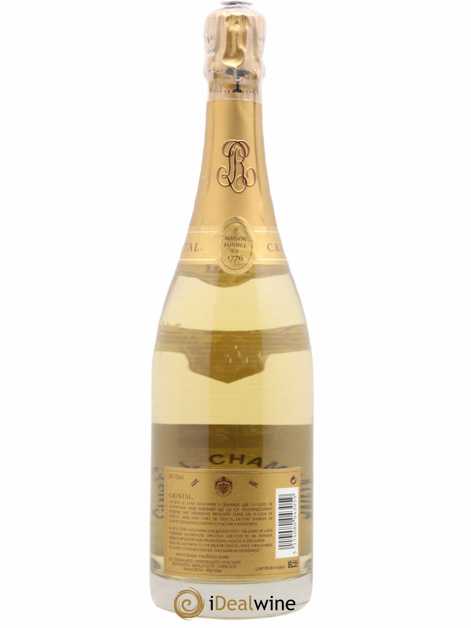 Cristal Louis Roederer 2007 - Lot de 1 bouteille - 1