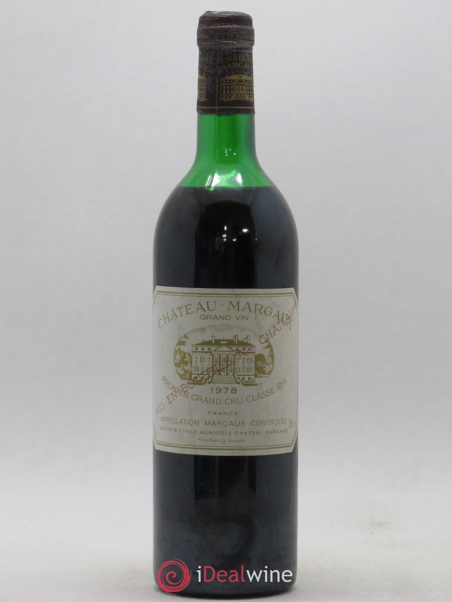 Château Margaux 1er Grand Cru Classé 1978 - Lot de 1 bouteille - 0