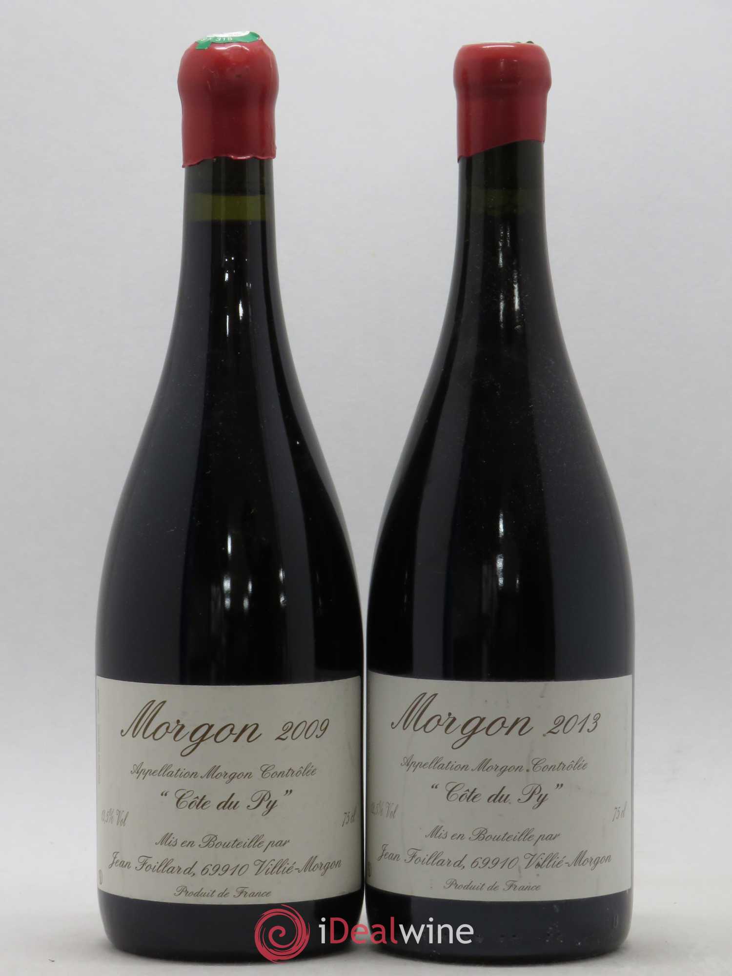 Morgon Côte du Py Jean Foillard 2009 - Lot de 2 bouteilles - 0