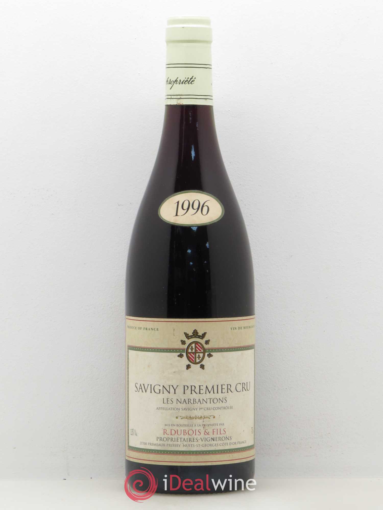 Savigny-lès-Beaune 1er Cru Les Narbantons Domaine Dubois 1996 - Posten von 1 Flasche - 0
