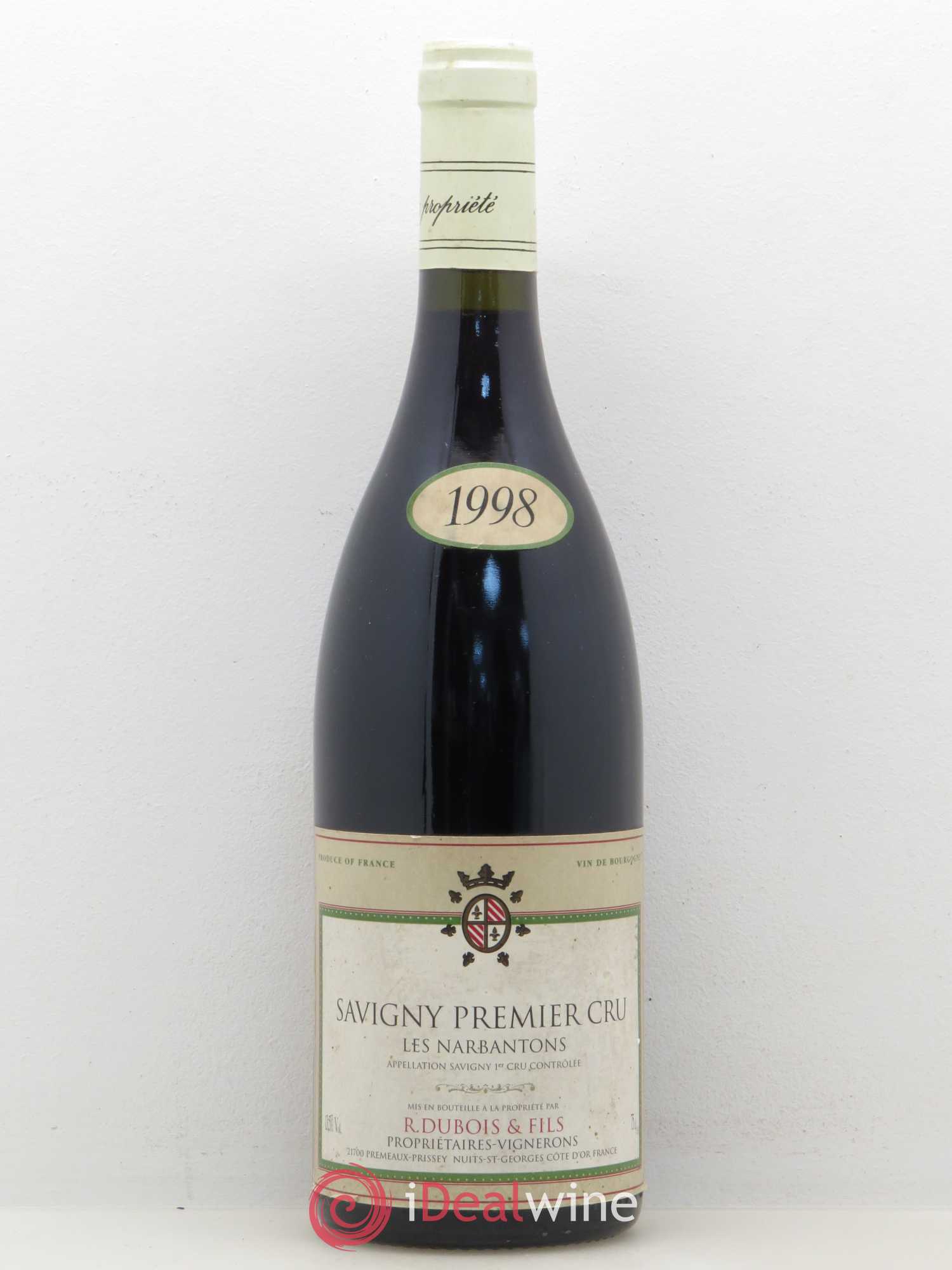 Savigny-lès-Beaune 1er Cru Les Narbantons Domaine Dubois (sans prix de réserve) 1998 - Posten von 1 Flasche - 0