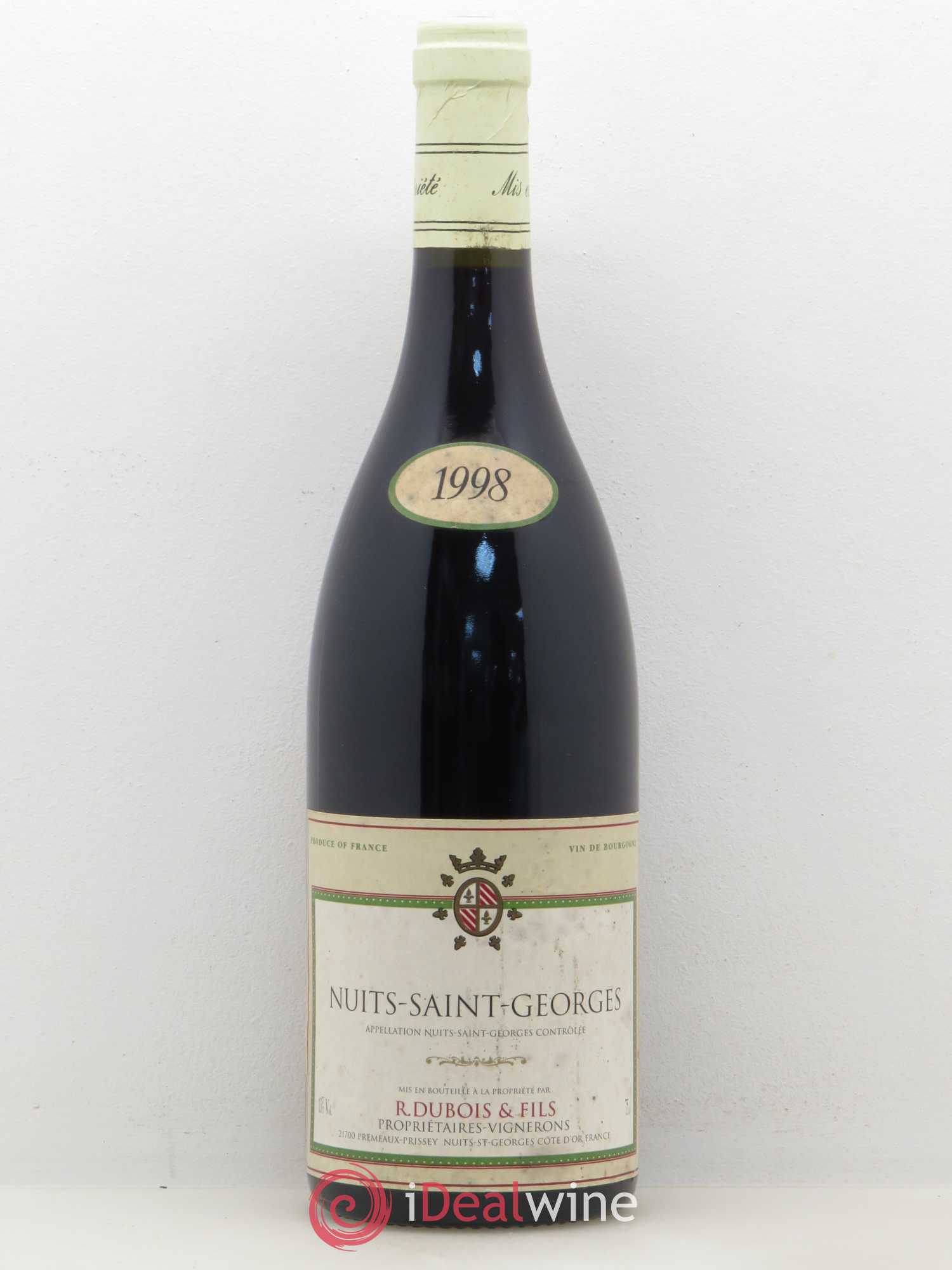 Nuits-Saint-Georges Domaine Dubois 1998 - Lot de 1 bouteille - 0